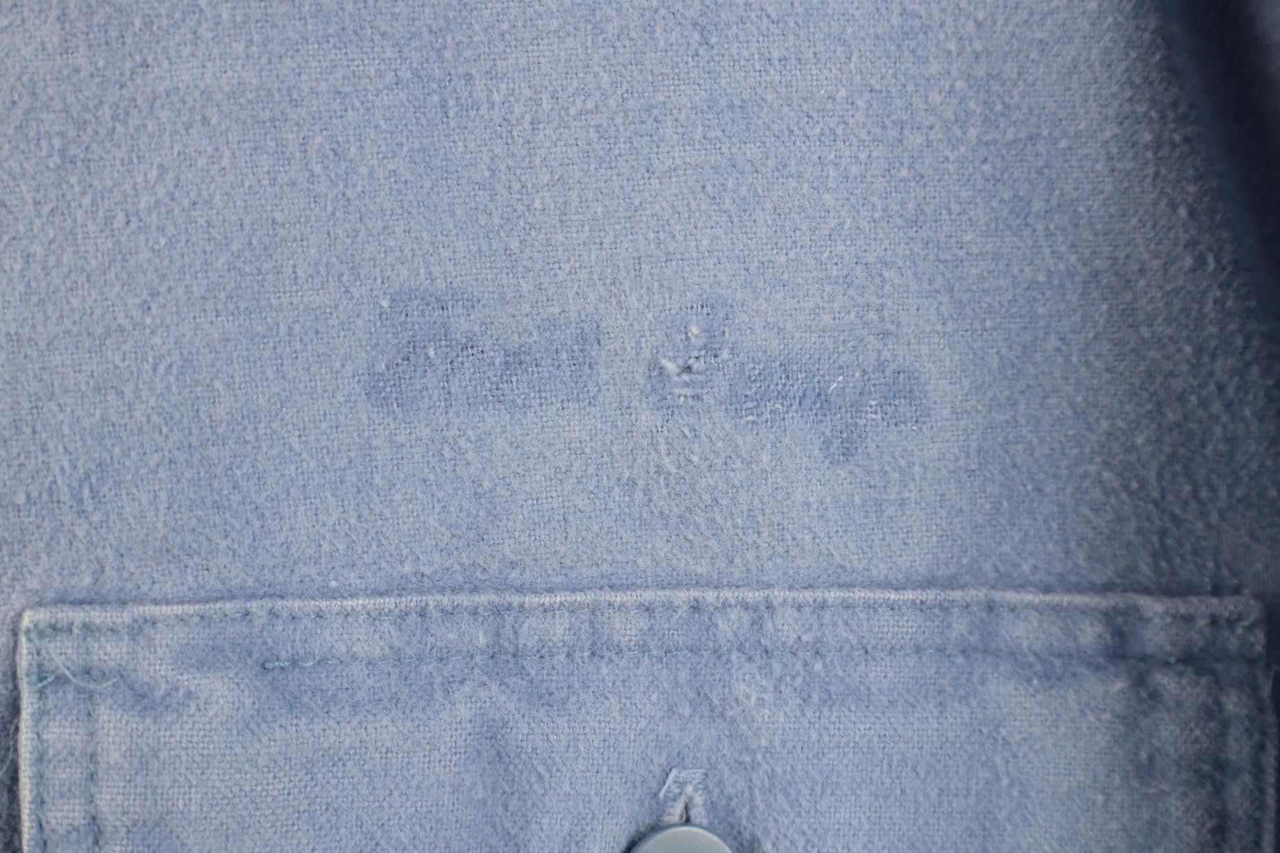 Vintage Vintage 70s Streetwear Chamois Cloth Button Shirt Blue USA Size US M / EU 48-50 / 2 - 4 Thumbnail