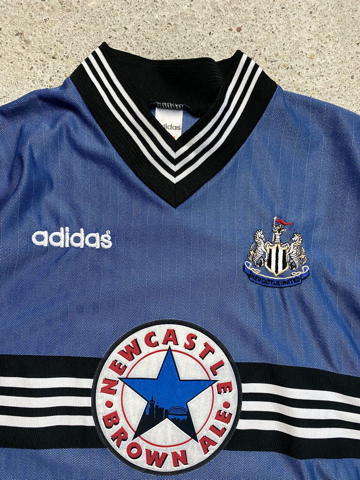 Adidas Adidas Newcastle United 1996/97 vintage football away shirt Size US XL / EU 56 / 4 - 2 Thumbnail
