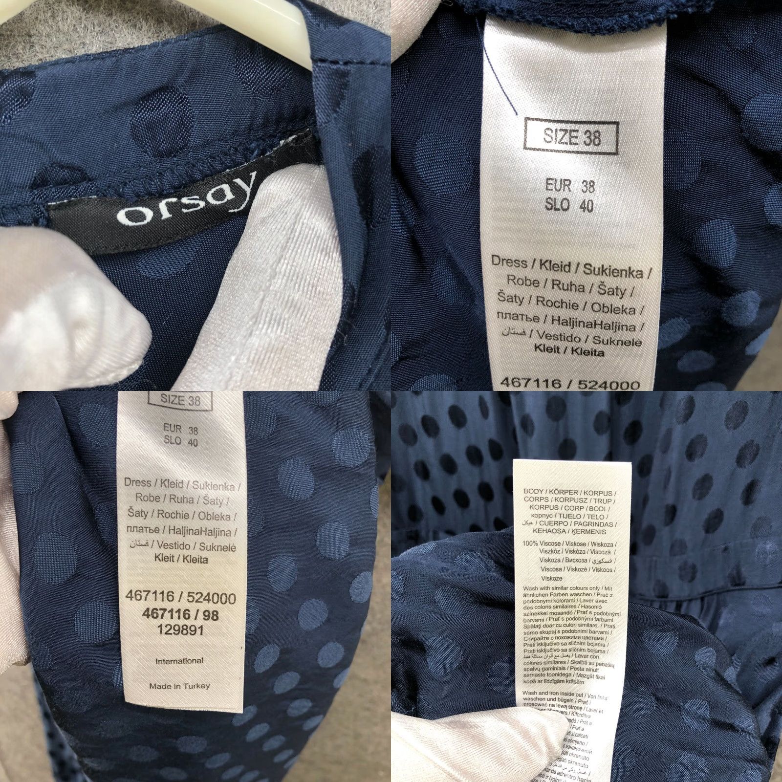 Vintage ORSAY Sleeveless Dress Cycle? Wait This is not good. Size M / US 6-8 / IT 42-44 - 8 Thumbnail