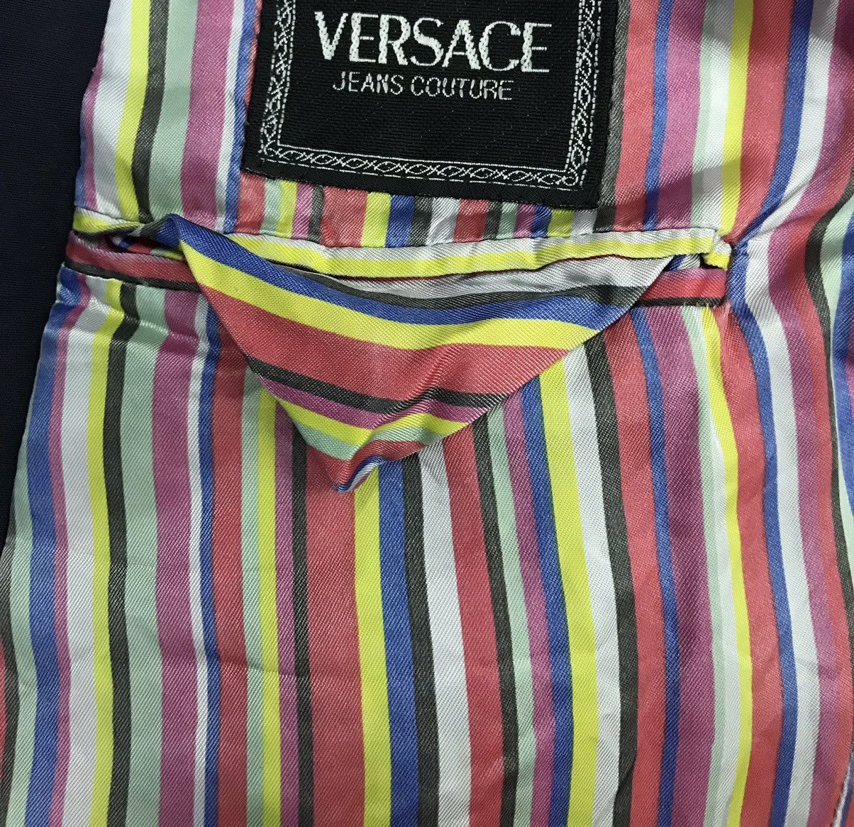Versace × Versace Jeans Couture × Vintage Vintage Versace Couture Jeans Made In Italy Blazer Size US L / EU 52-54 / 3 - 13 Thumbnail