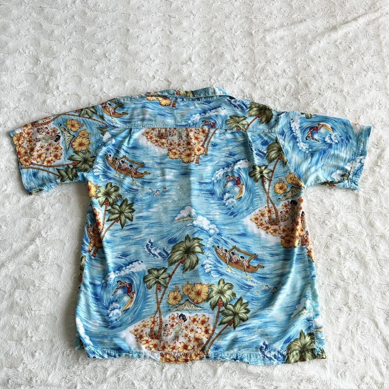 Ocean Current Vintage Ocean Current Hawaiian Shirt Mens M Hula Girl Rayon Size US M / EU 48-50 / 2 - 2 Thumbnail