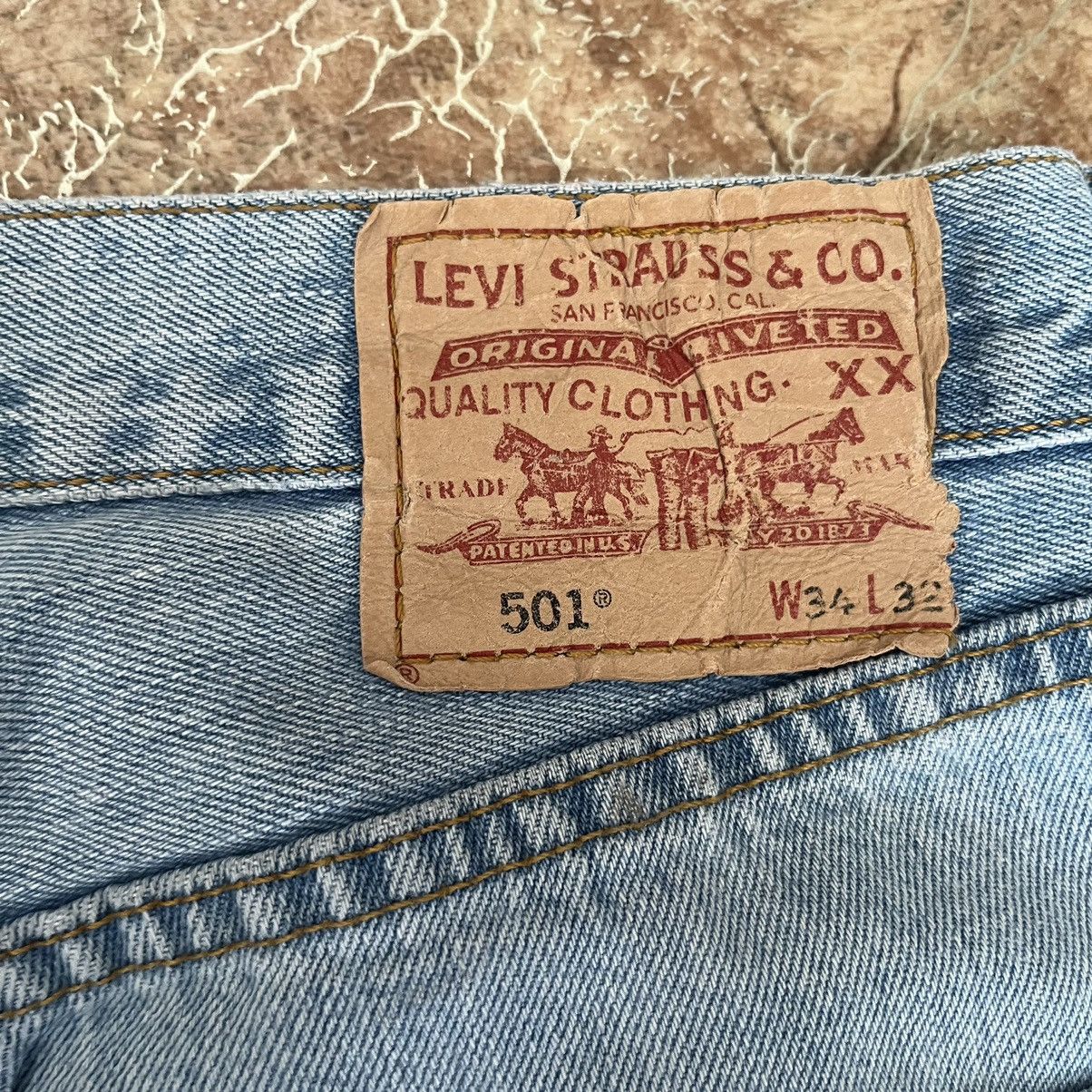 Levi's 🔥Vintage 34x32 Levis Denim 501 Made In Usa Jeans pants Size US 34 / EU 50 - 8 Thumbnail