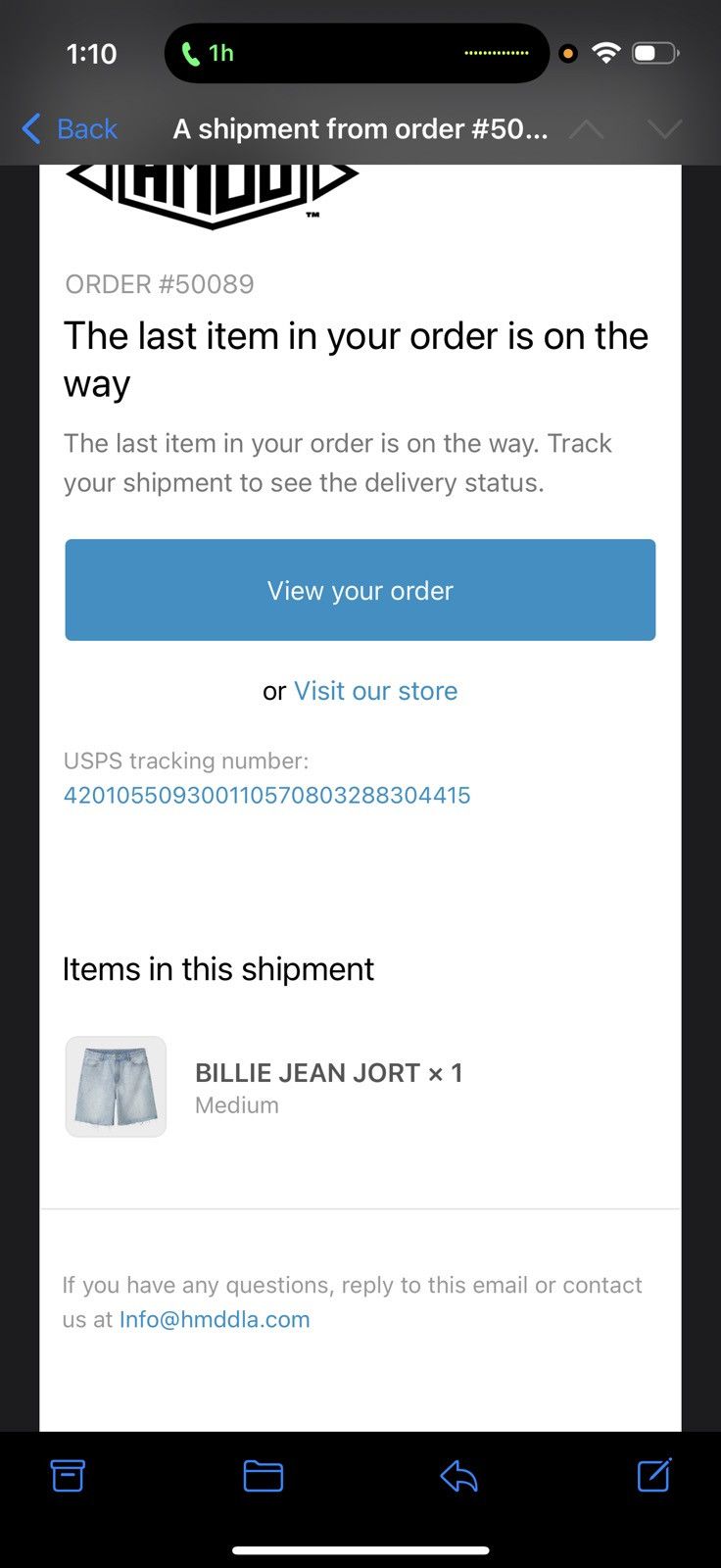 HMDD Happy Memories Billie Jean Shorts Size US 32 / EU 48 - 4 Thumbnail