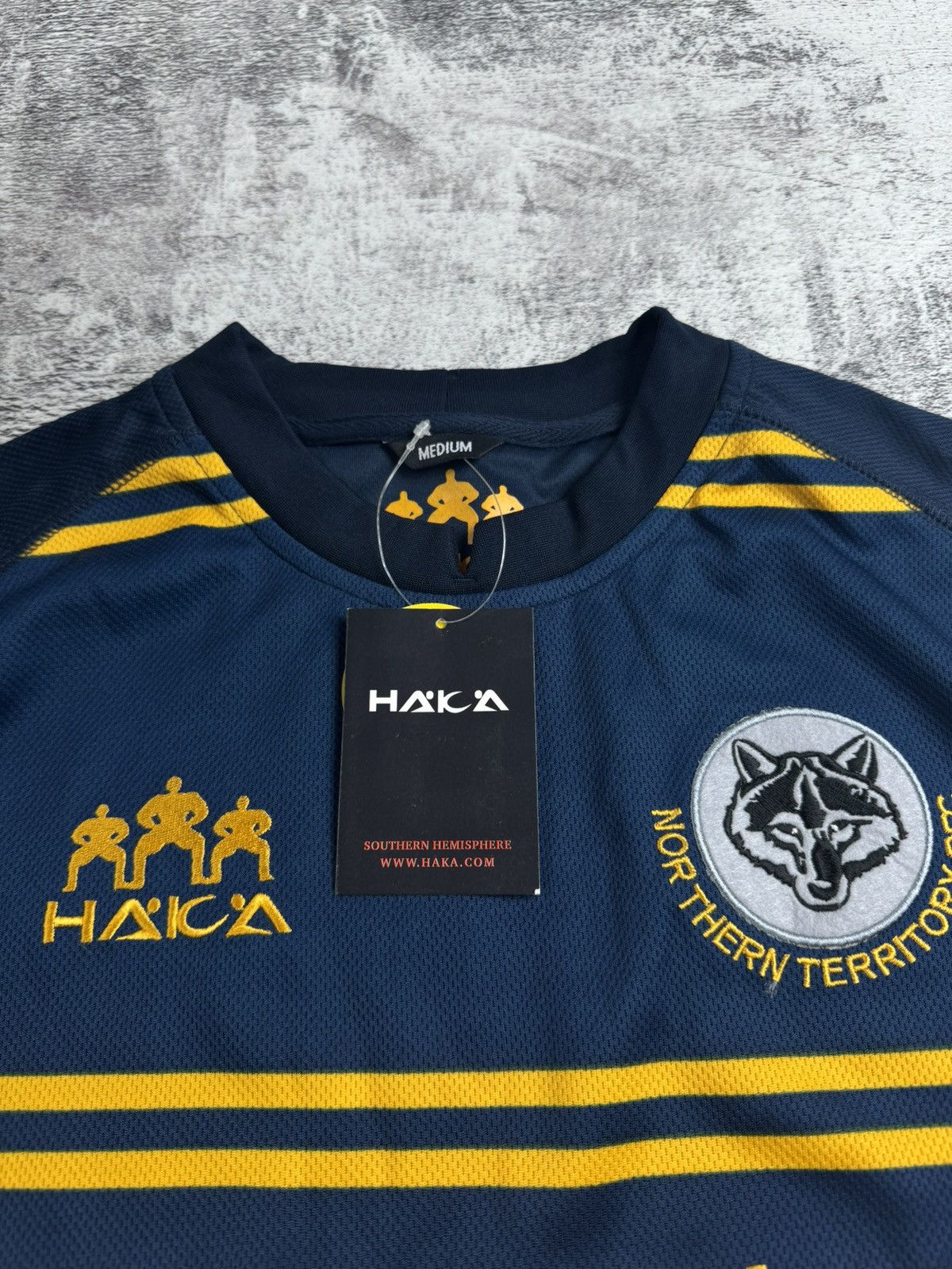 Vintage NEW Northern Territory RFC Pro Away HAKA Memorabilia 2009 Rugby Polo Jersey T Shirt Size US M / EU 48-50 / 2 - 8 Thumbnail