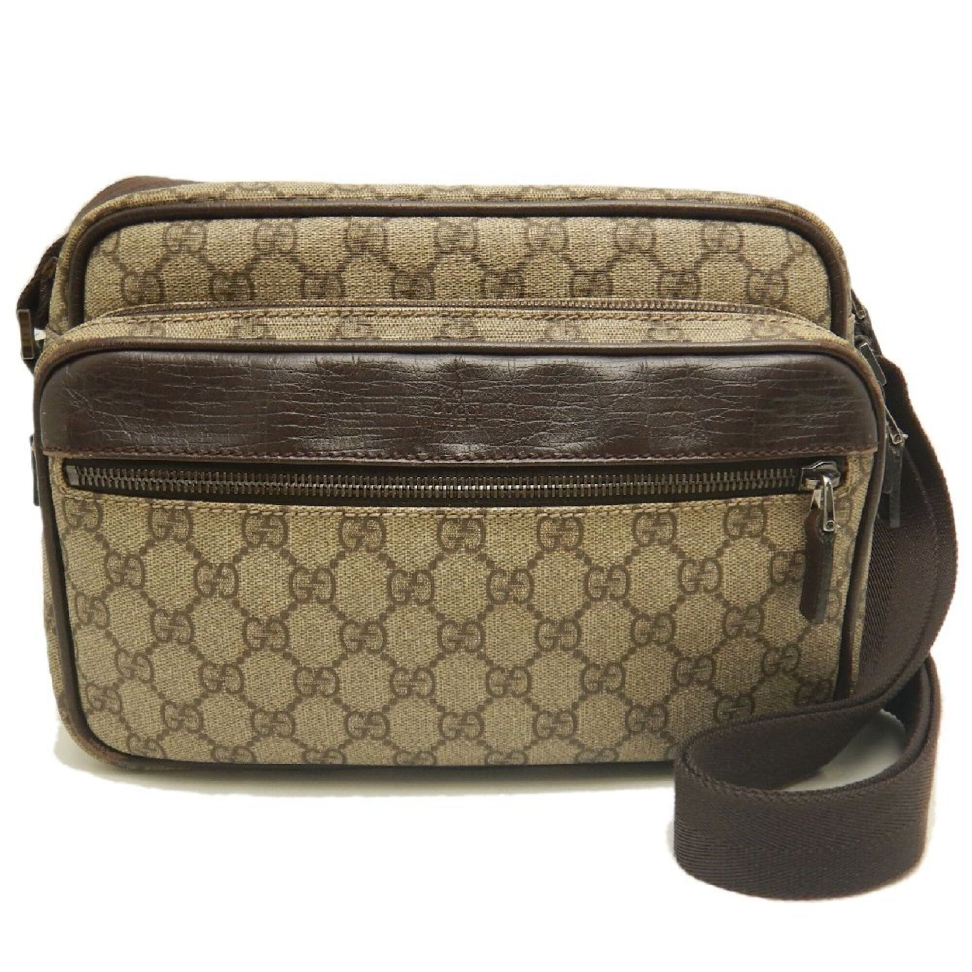 Gucci GUCCI 114531 Shoulder Bag, GG Supreme Canvas, Brown, Women's, 253800 Size ONE SIZE - 1 Thumbnail
