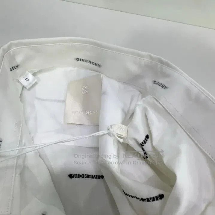 Givenchy Givenchy SS23 Logo Print Pointed Collar Long. Size US XXS / EU 40 - 3 Thumbnail