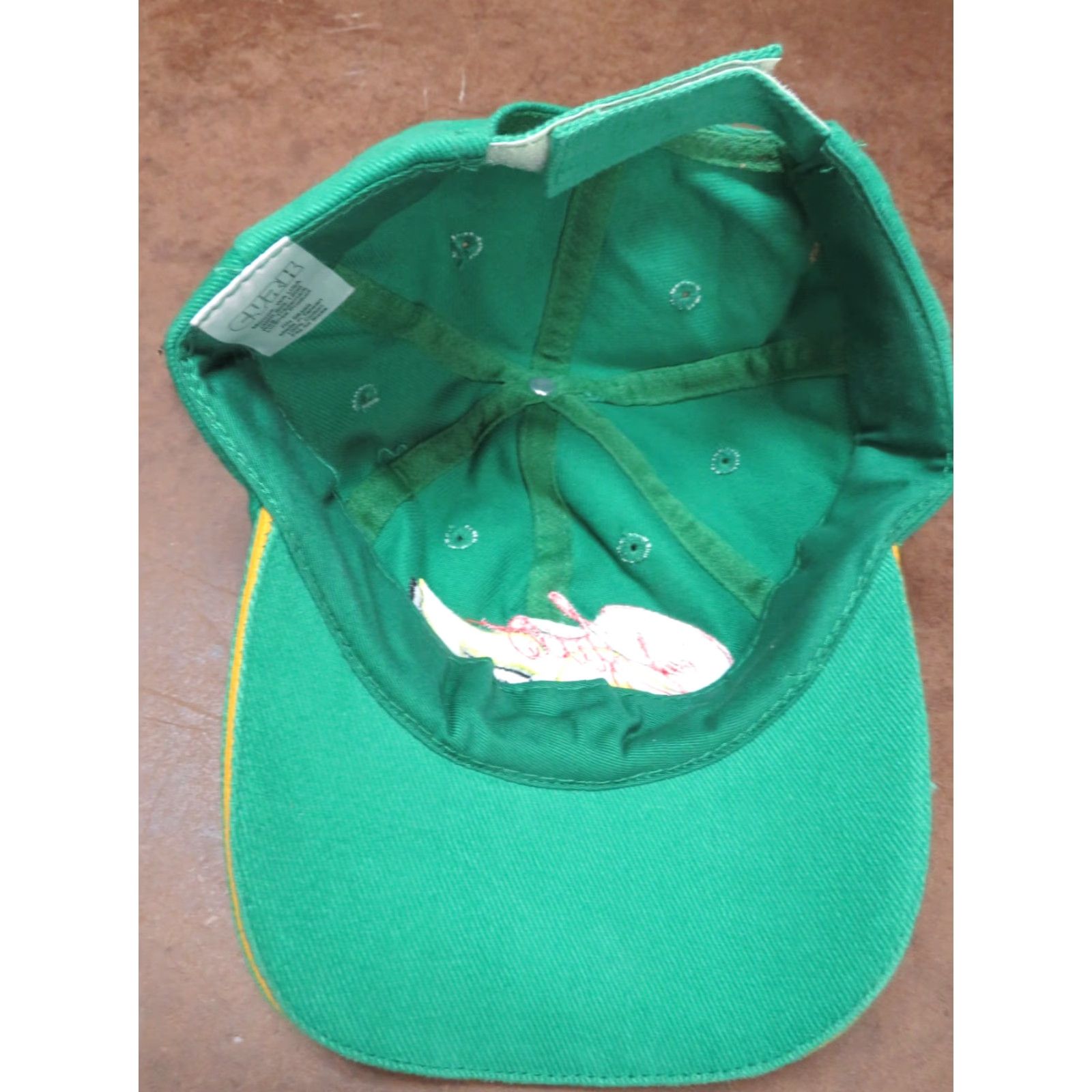 John Deere VINTAGE HaT Trucker Hat Cap JD 97 Chad Little Green John Deere Advertising 1980s Adjustable Snapback Mens Women Size ONE SIZE - 6 Thumbnail