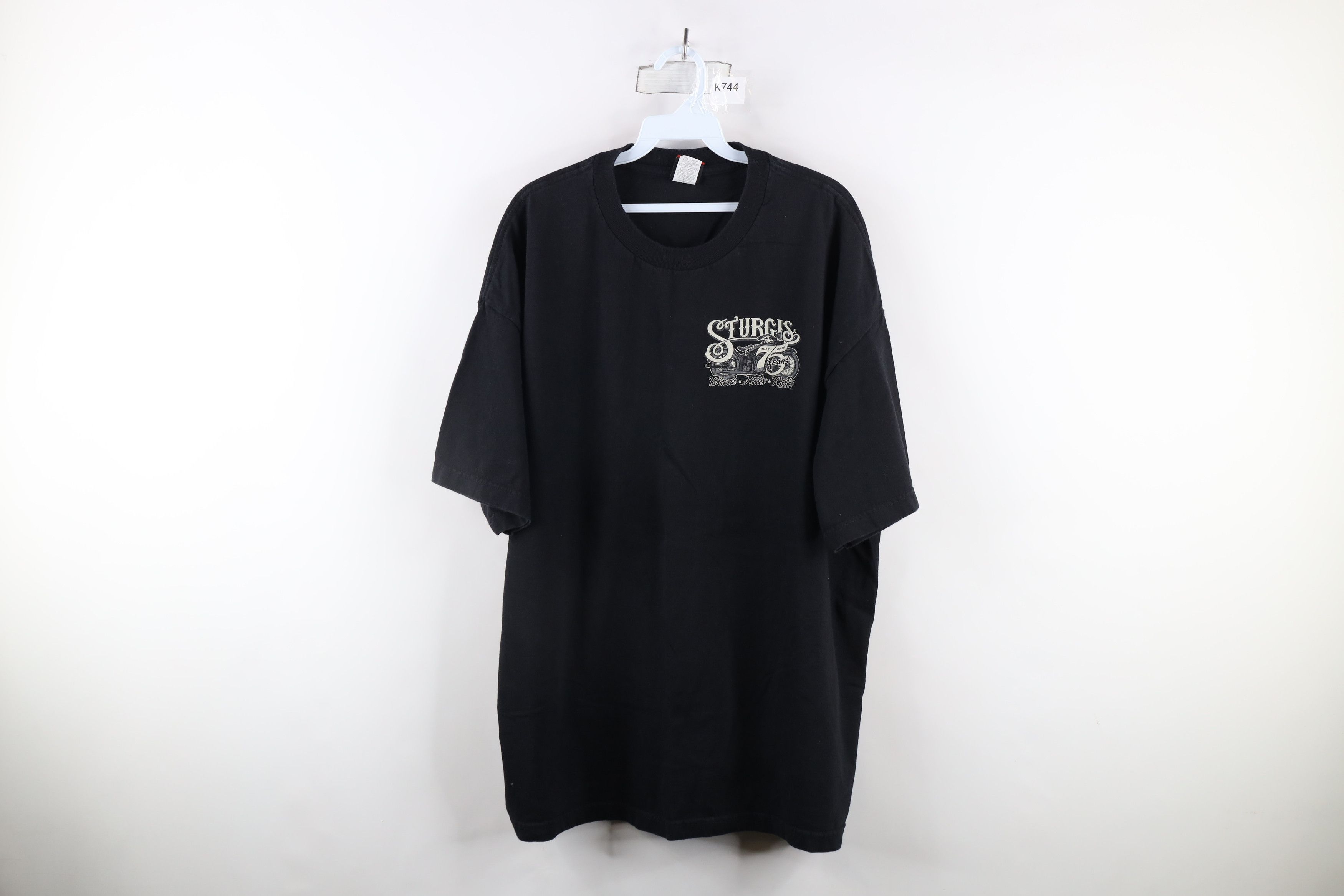 Vintage Vintage Y2K Streetwear Black Hills Rally T-Shirt Black Size US XXL / EU 58 / 5 - 1 Thumbnail
