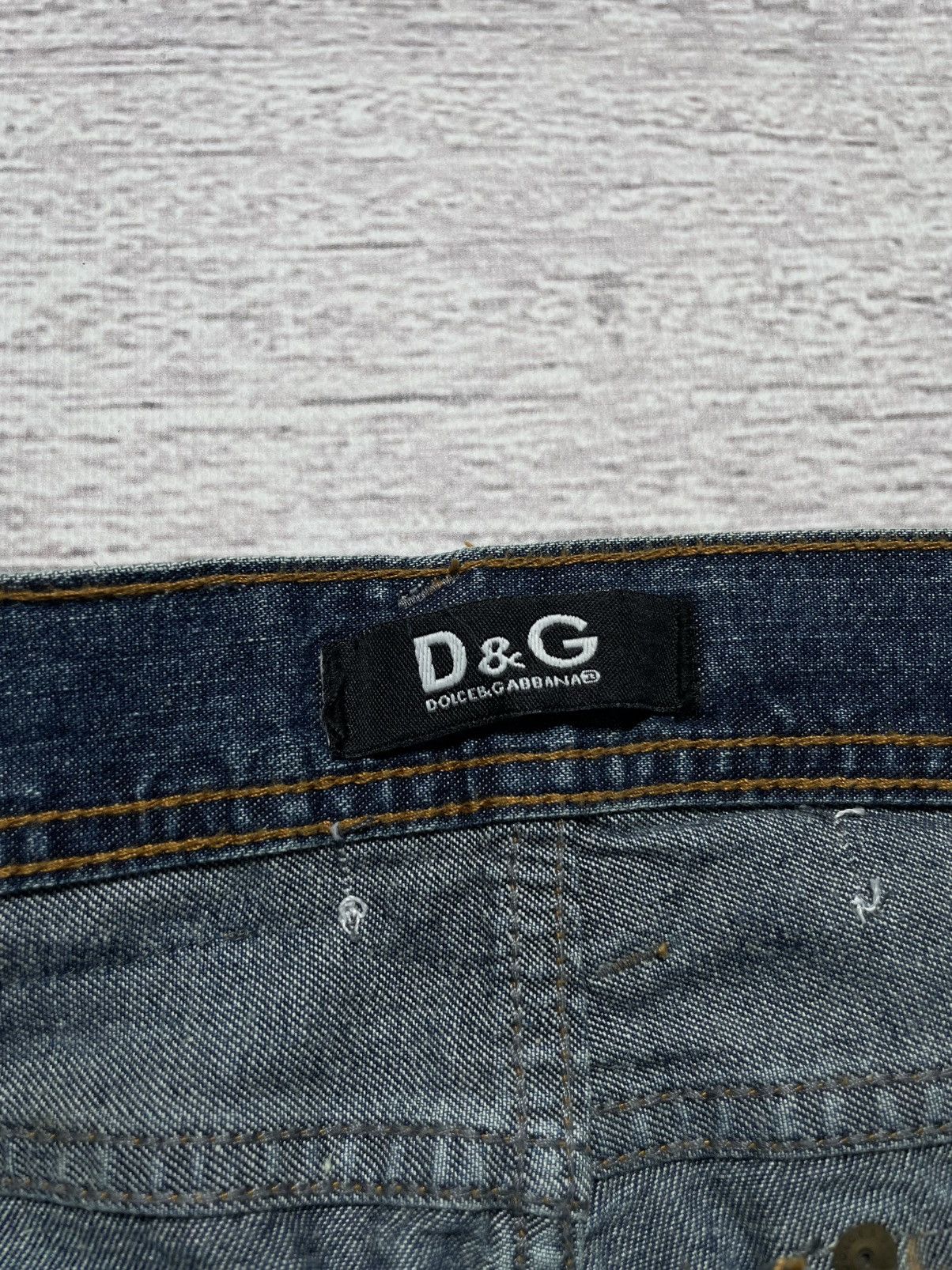 Dolce & Gabbana Dolce & Gabbana Vintage Archive Skull Flared Jeans Size 27" / US 4 / IT 40 - 9 Thumbnail