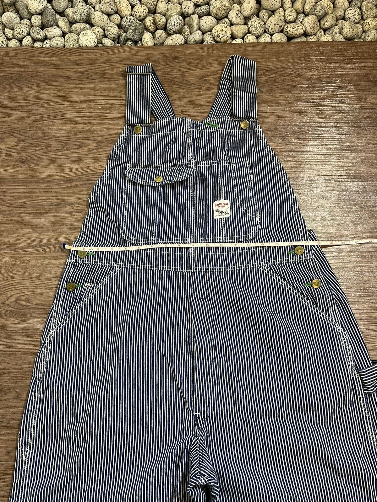 Pointer × Vintage Pointer Vintage Hickory Stripe Carpenter Overalls Size US 36 / EU 52 - 18 Thumbnail