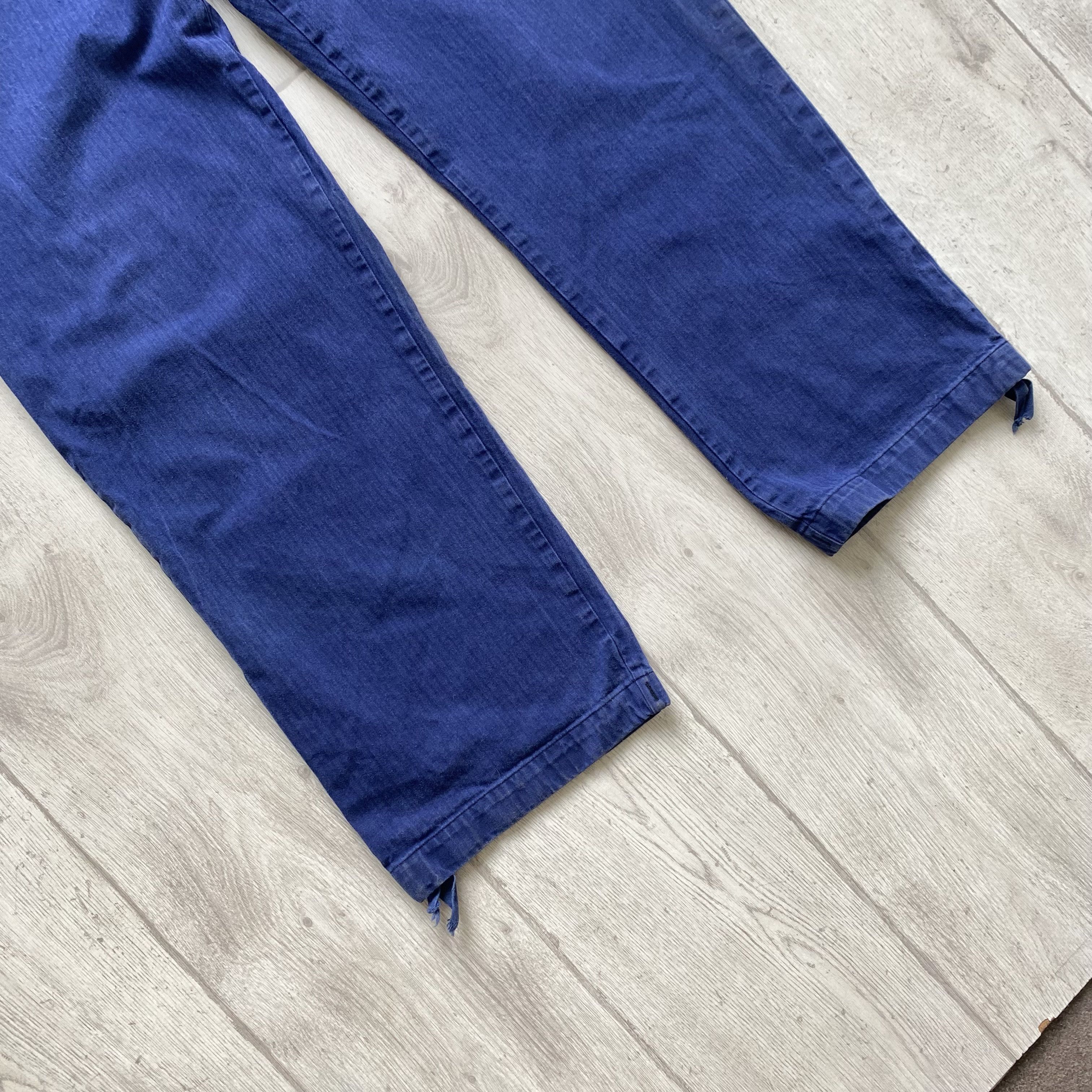 Le Laboureur ⚙️ Vintage Faded French work Coverall Sanfor jumpsuit Size US 32 / EU 48 - 13 Thumbnail