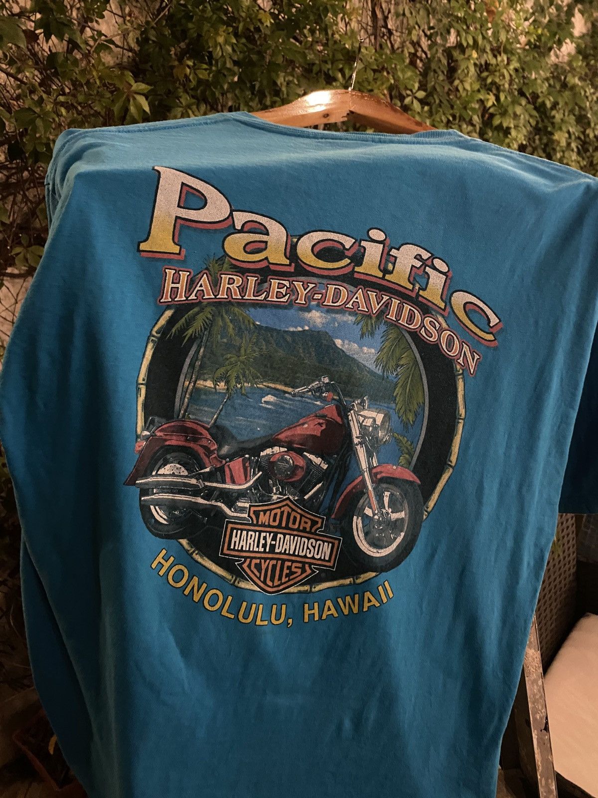 Harley Davidson vtg Harley Davidson Honolulu, Hawaii T shirt Size US L / EU 52-54 / 3 - 3 Thumbnail