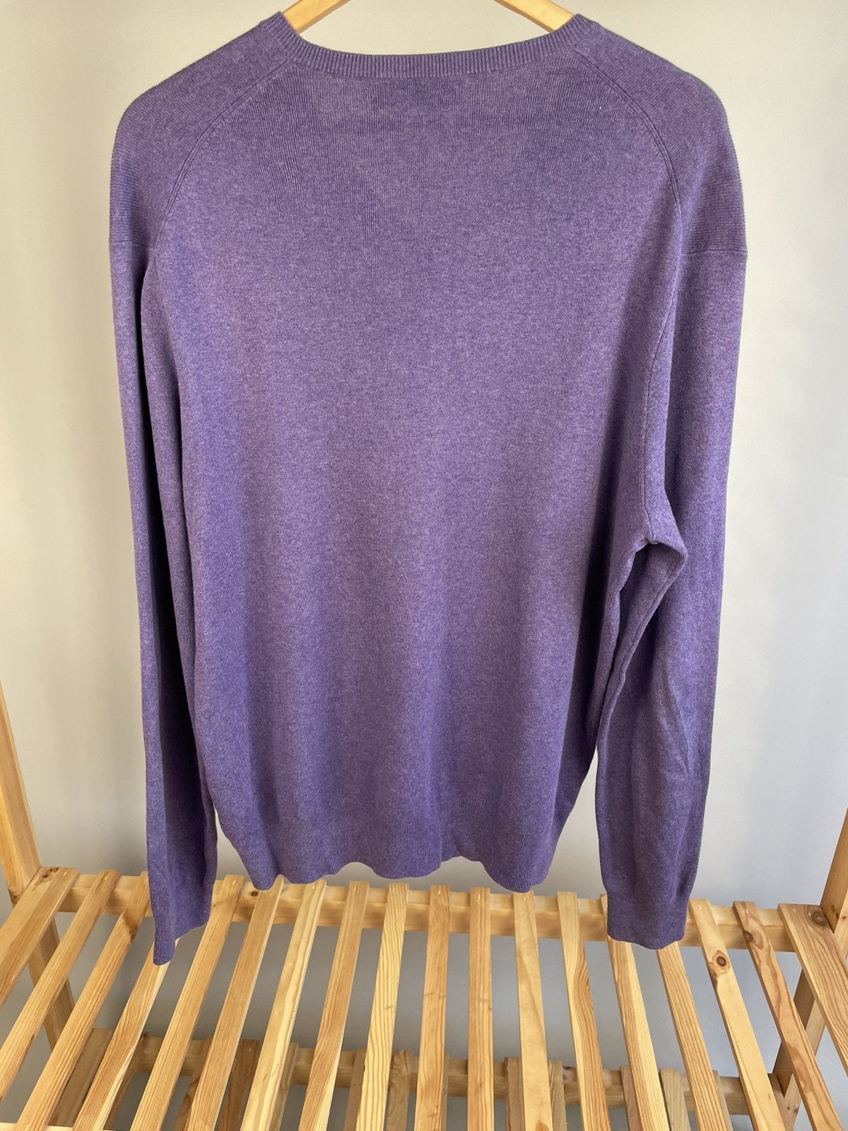 Polo Ralph Lauren × Ralph Lauren × Vintage Polo Ralph Lauren cotton vintage v neck sweater Size US L / EU 52-54 / 3 - 4 Thumbnail