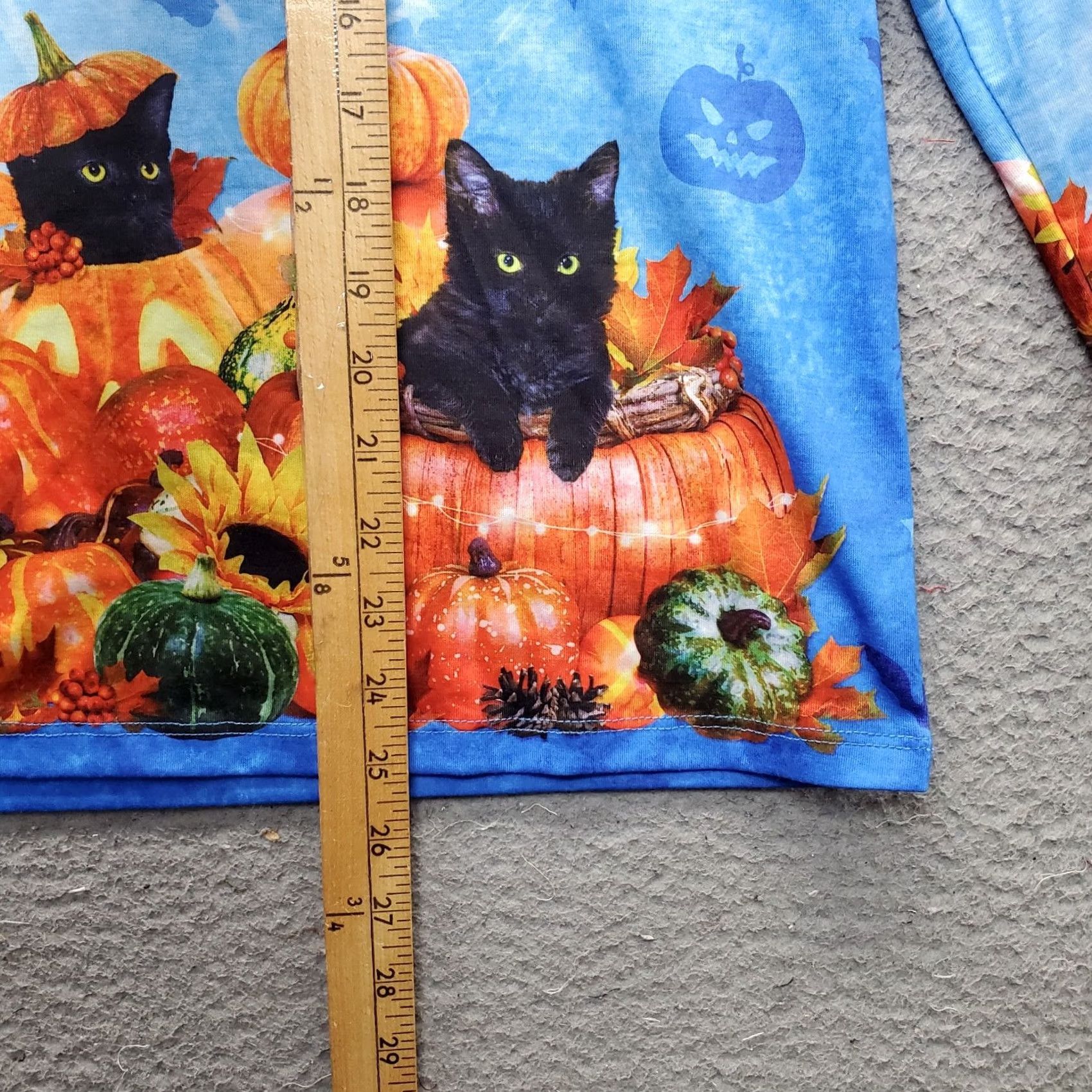 Gloria Vanderbilt Gloria Vanderbilt Halloween Shirt Womens M Multicolor Halloween Theme Long Sleeve Pullover Basic Stretch Breathable Casual Size M / US 6-8 / IT 42-44 - 3 Thumbnail
