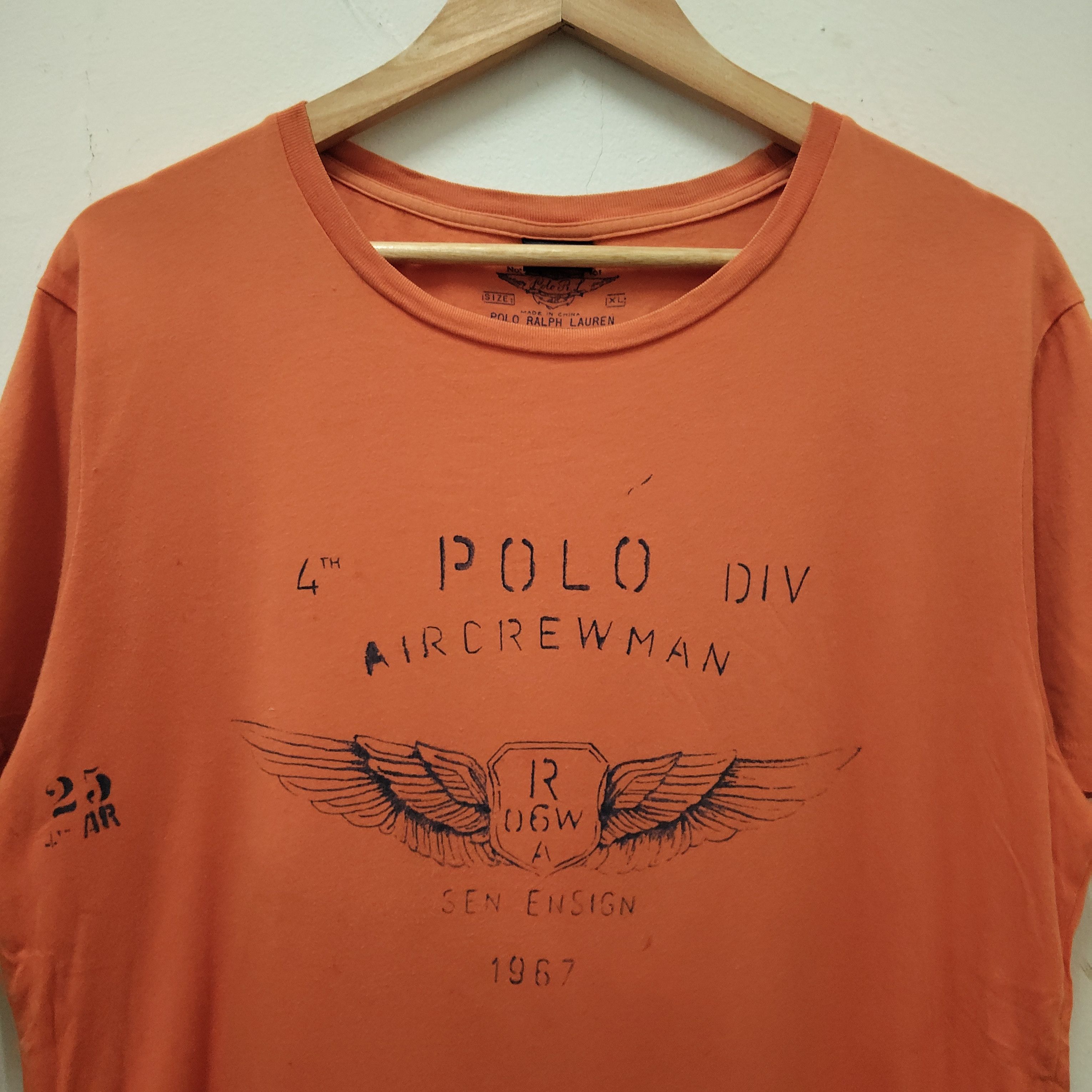 Polo Ralph Lauren POLO RALPH LAUREN Aircrewman T shirt Size US XL / EU 56 / 4 - 3 Thumbnail