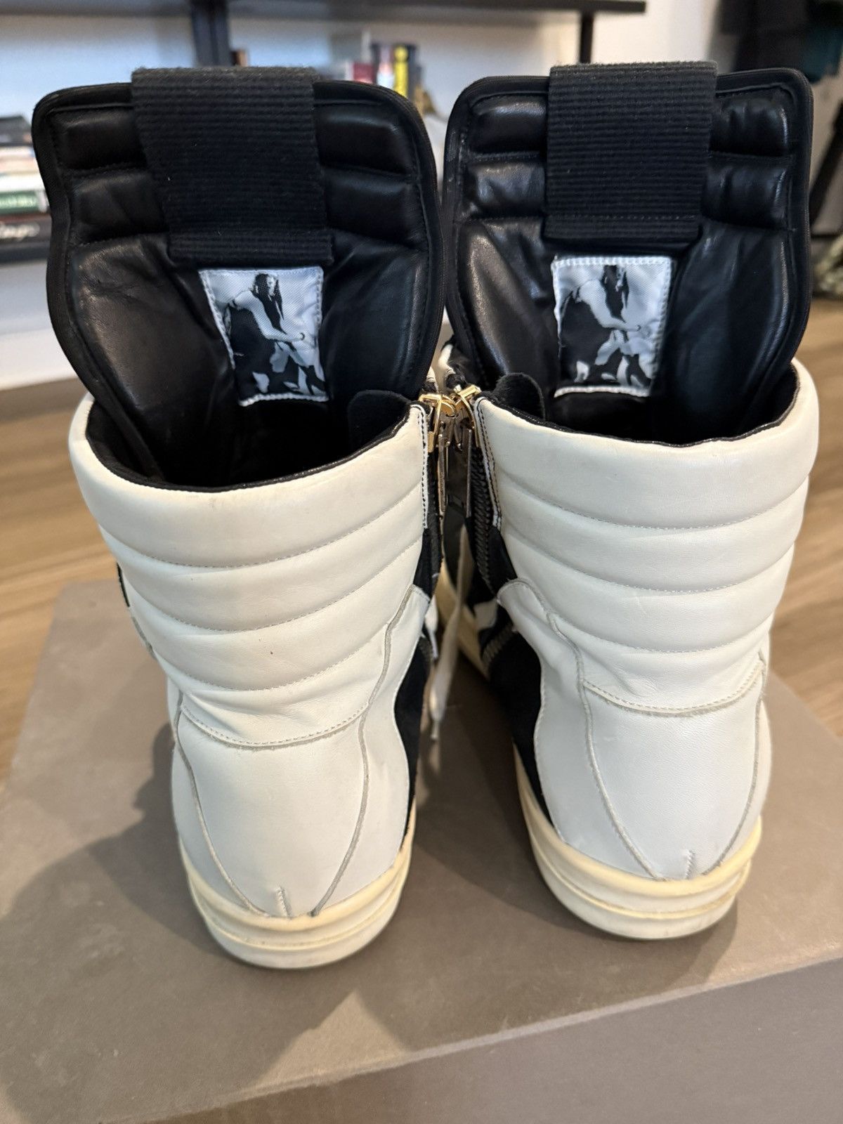 Rick Owens SS14 Blistered Leather Geobaskets Size US 13 / EU 46 - 6 Thumbnail