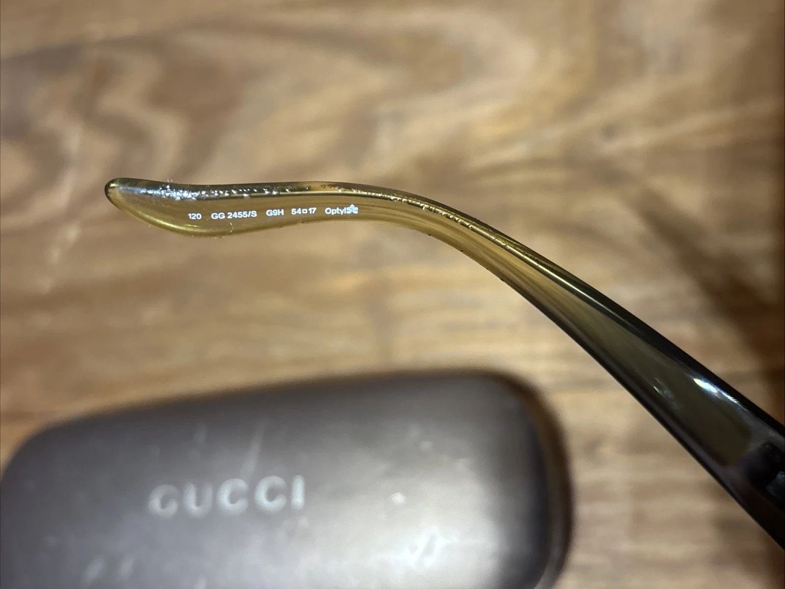 Gucci Gucci Sunglasses GG2475/S Green Gradient Plastic Y2K Size ONE SIZE - 12 Thumbnail