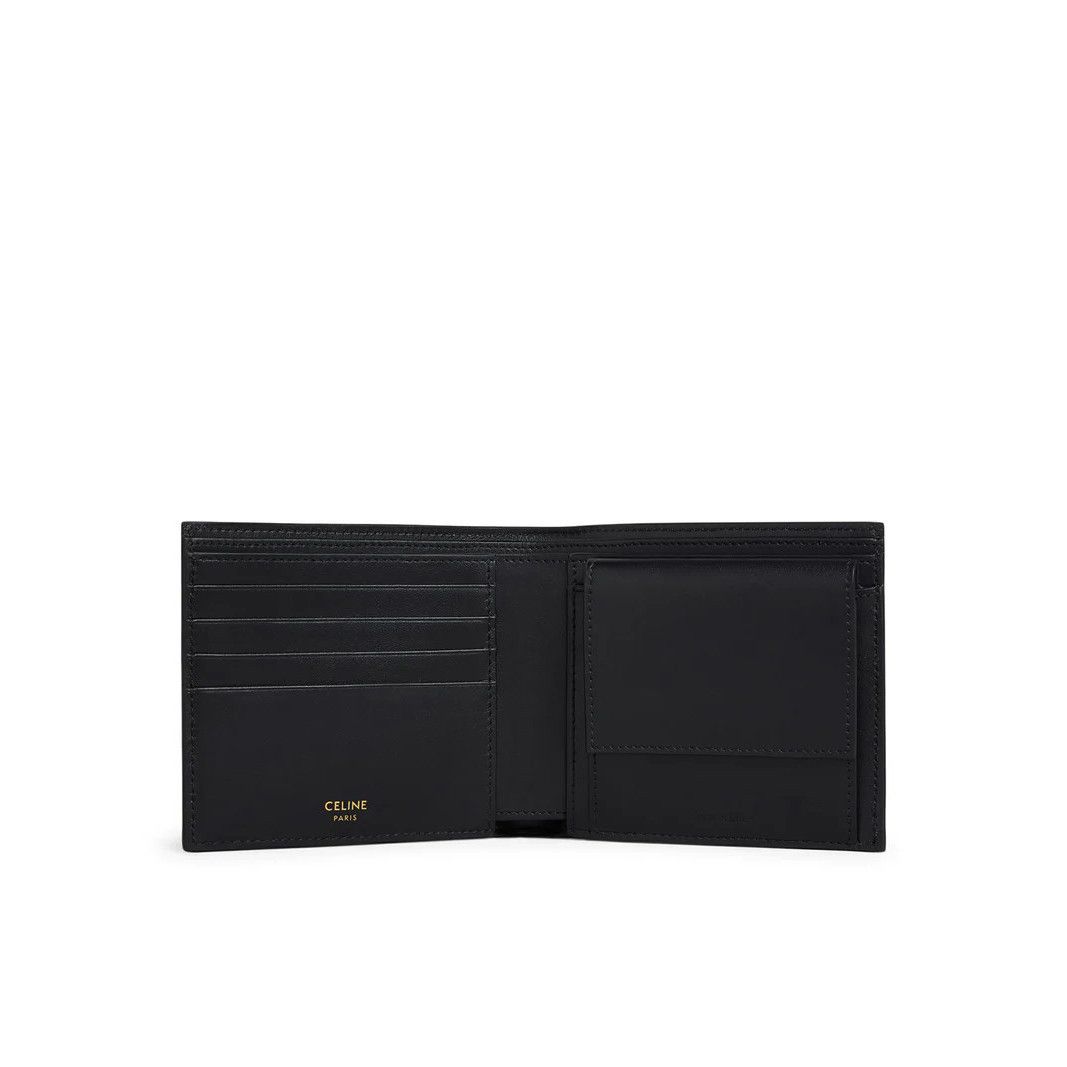Celine CELINE $520 Black Triomphe Canvas Wallet New & Authentic Size ONE SIZE - 3 Thumbnail
