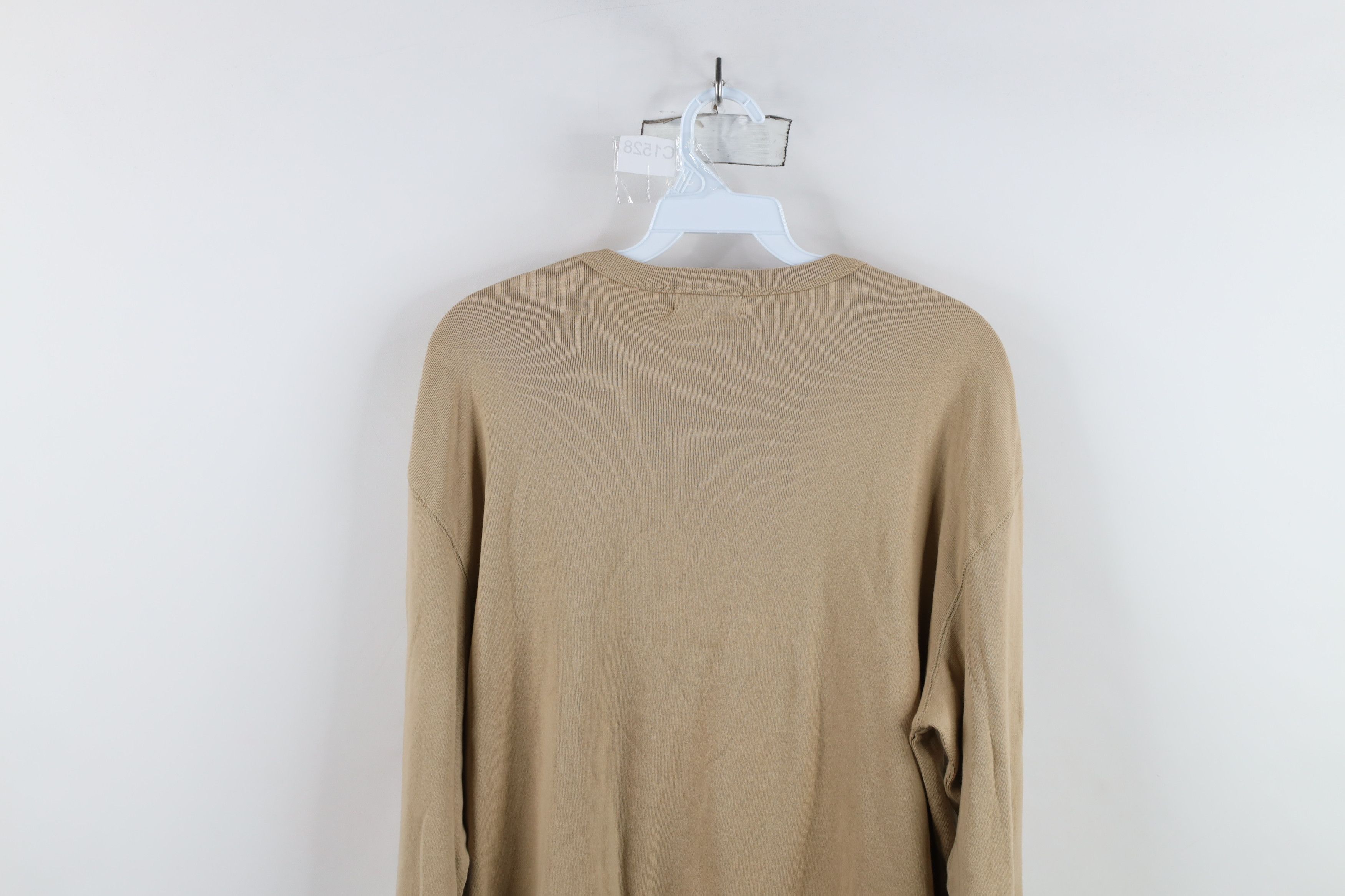 Vintage Deadstock Vintage 90s Streetwear Knit Long Sleeve T-Shirt Size US XL / EU 56 / 4 - 12 Thumbnail
