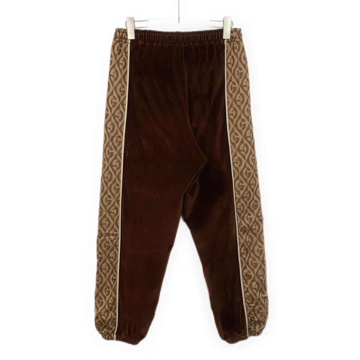Gucci Gucci Brown Side Logo Printed Drawstring Casual Pants K26WX Size 26" / US 2 / IT 38 - 2 Thumbnail