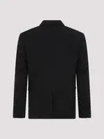 Saint Laurent Paris oc11z0126 780354 Tuxedo Jacket in Nero Size US XL / EU 56 / 4 - 2 Thumbnail
