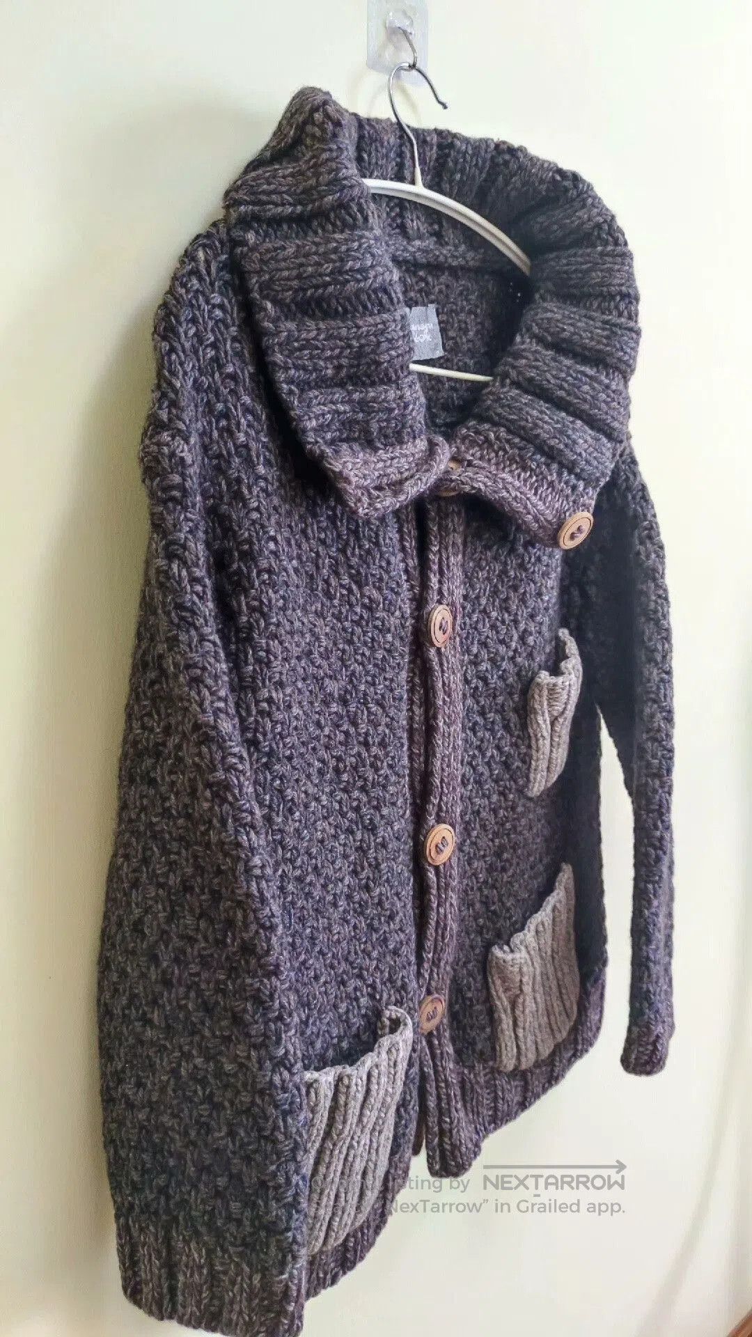Takahiromiyashita The Soloist. The Soloist Knitted Cardigan in Unique Fabric. Size US S / EU 44-46 / 1 - 2 Thumbnail