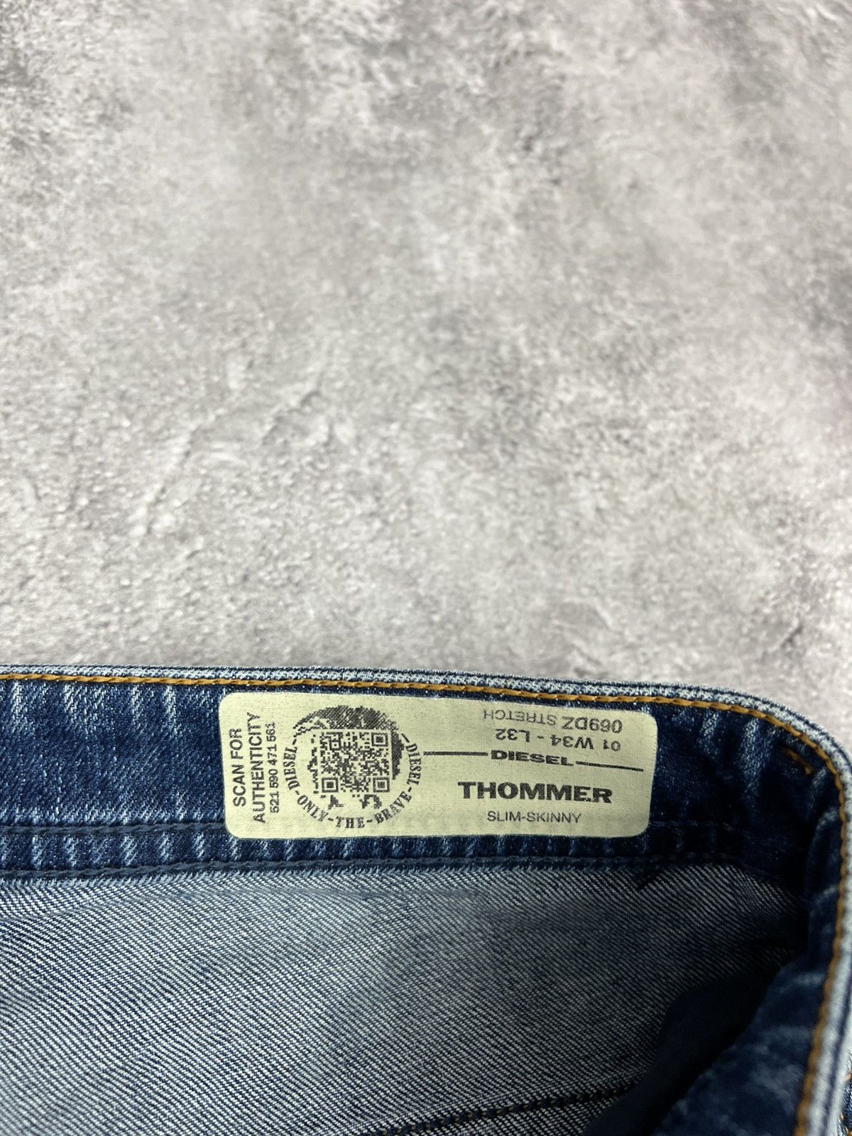 Diesel Diesel Thommer Blue Denim Pants Jeans Size US 34 / EU 50 - 5 Thumbnail