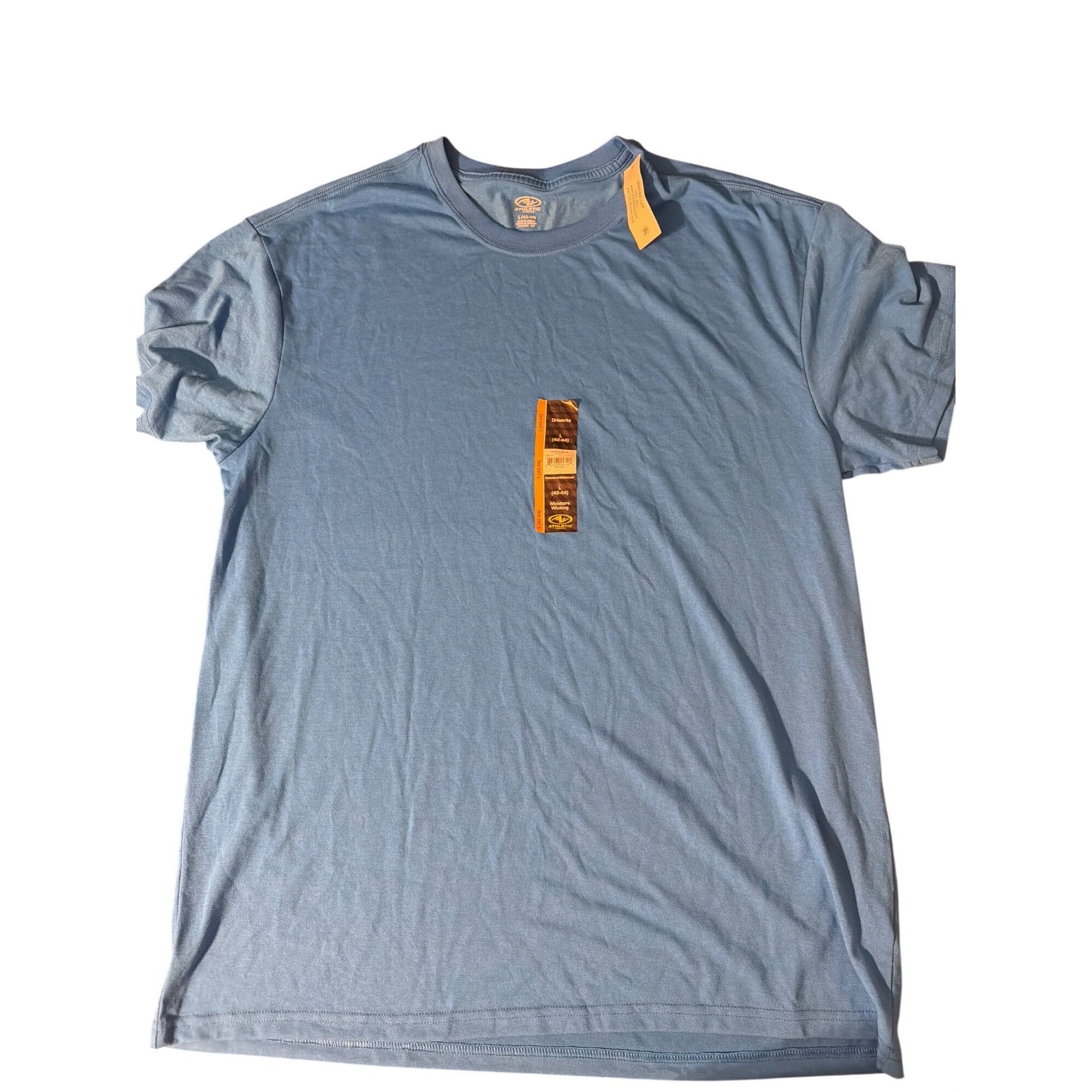 Athletic Works Athletic Works Mens DriWorks T Shirt Blue Moisture Wicking S Size US L / EU 52-54 / 3 - 1 Thumbnail