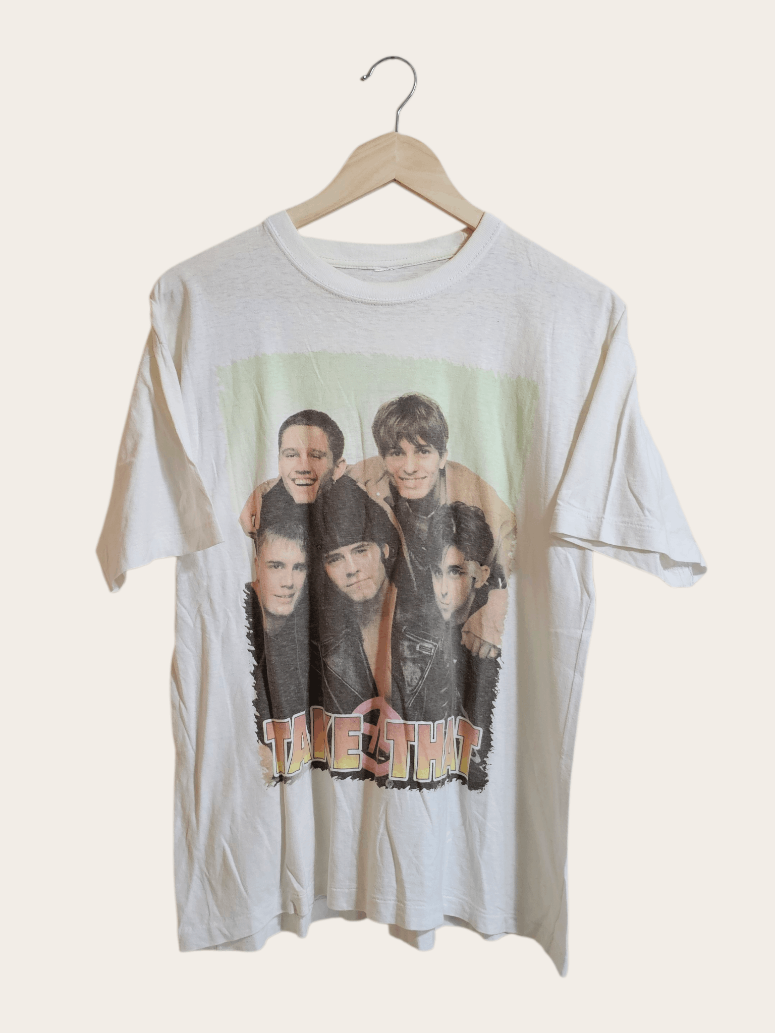 Band Tees Take That 90's White Band Tee Size US M / EU 48-50 / 2 - 1 Thumbnail