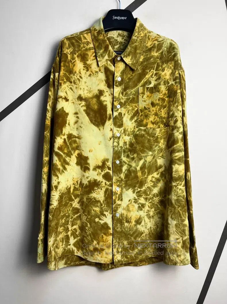 Celine CELINE Corduroy Tie-Dye Brown Shirt Size S / US 4 / IT 40 - 1 Thumbnail