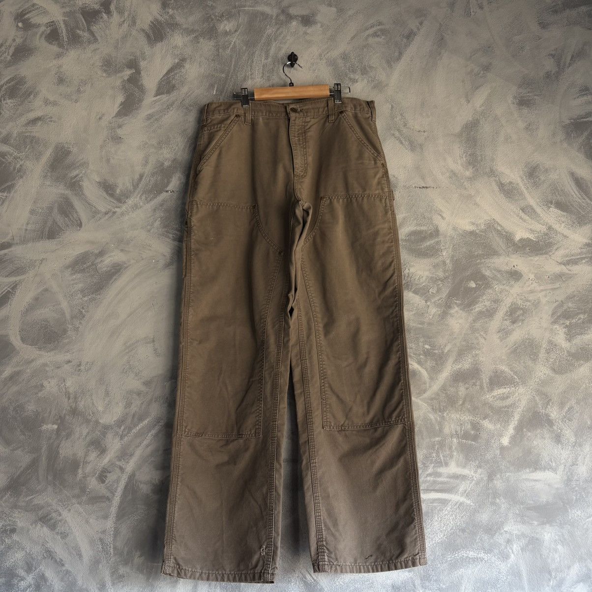 Jeans Vintage Carhartt Canvas Double Knee Mens 32x32 Brown