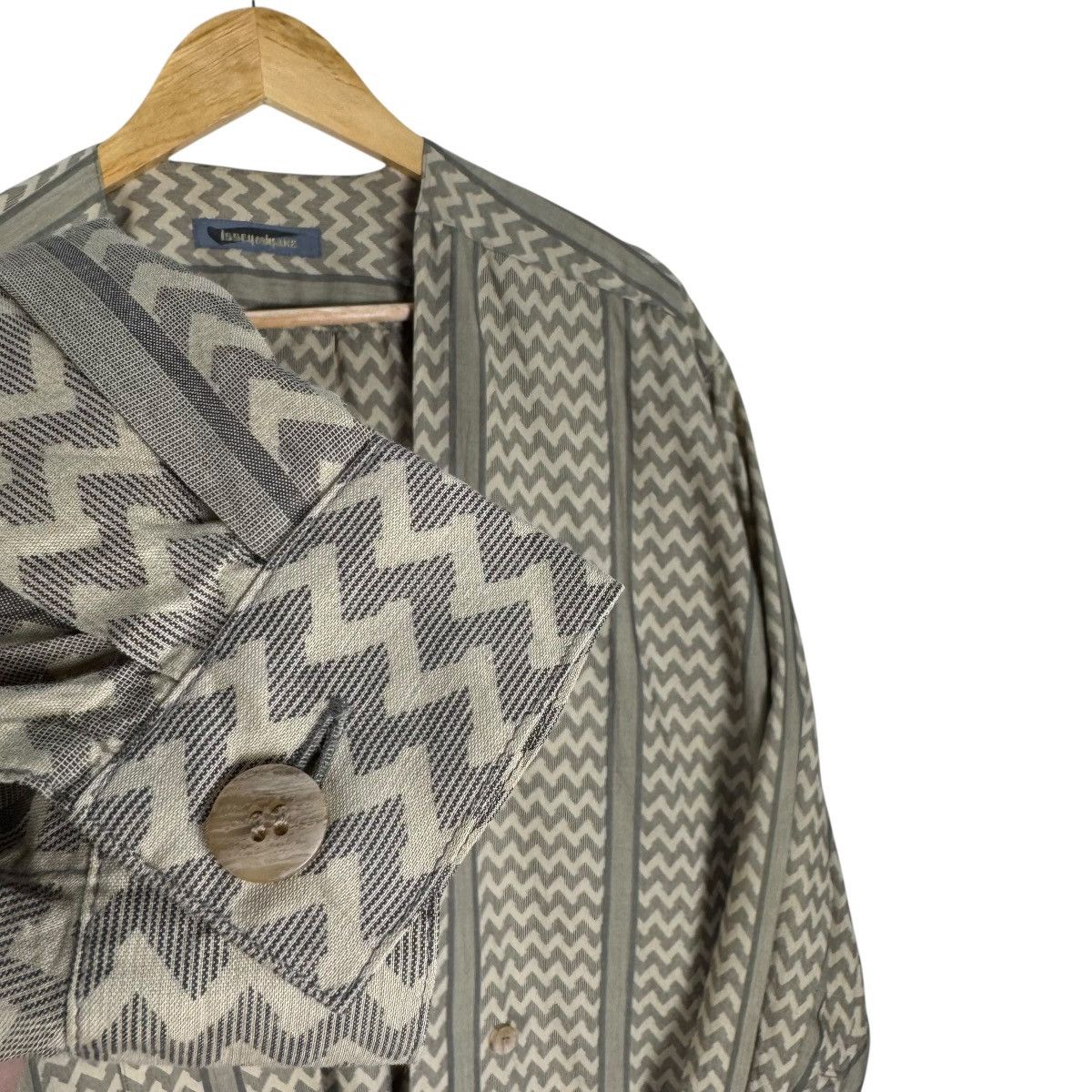 Issey Miyake 🌟80s ISSEY MIYAKE STRIPED WOMEN CARDIGAN Size M / US 6-8 / IT 42-44 - 7 Thumbnail