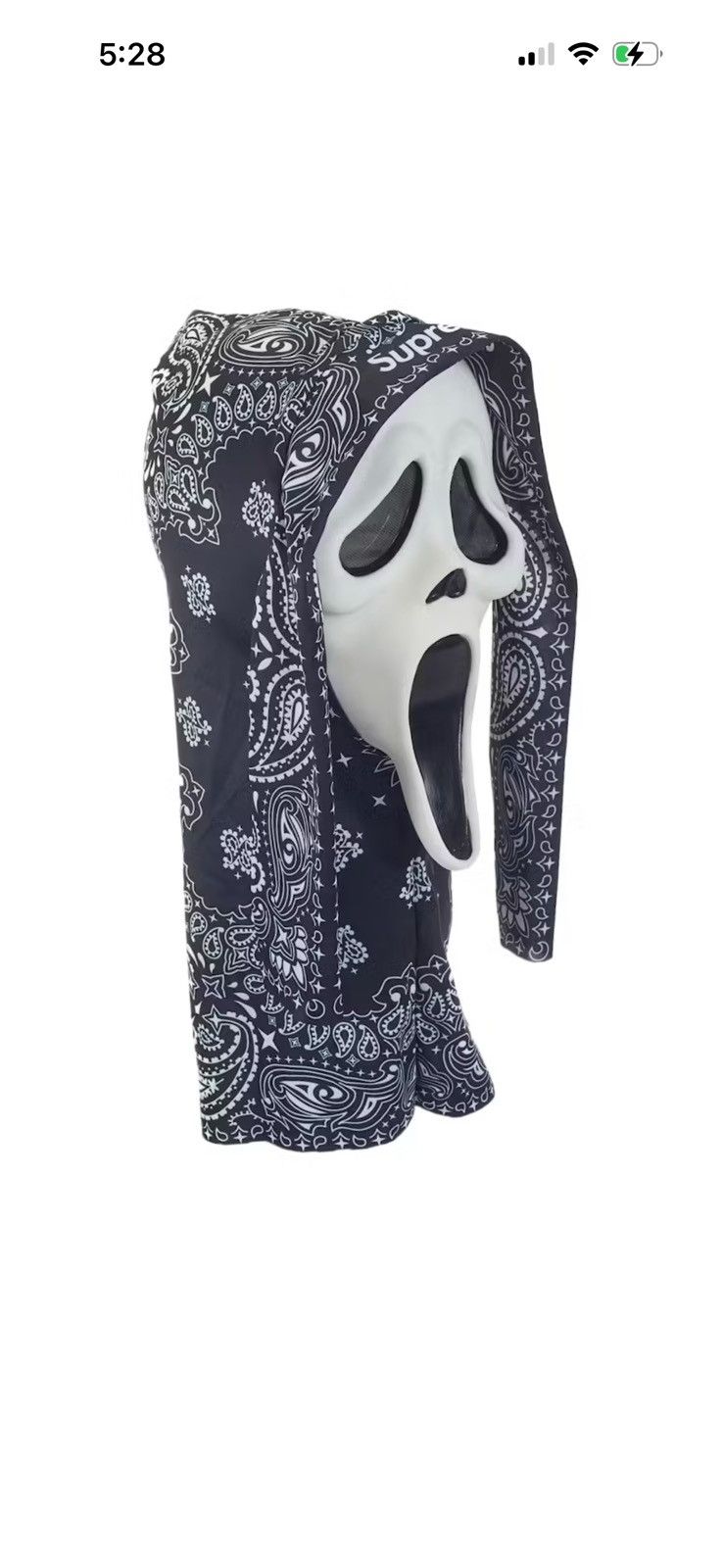 Supreme Supreme Ghostface Scream Mask BLACK SS26 BRAND NEW Size ONE SIZE - 2 Thumbnail