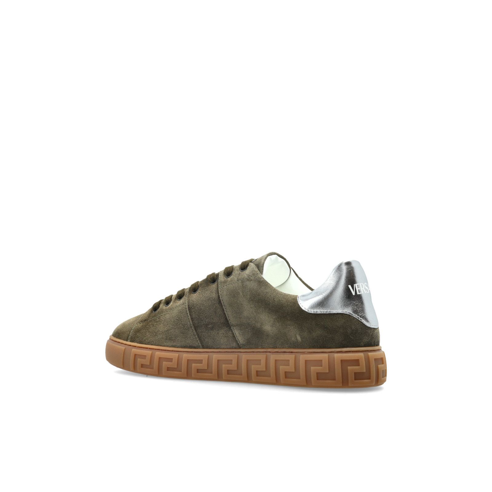 Versace VERSACE Greca Green Suede Sneakers New And Authentic (Men's Size US 13 / EU 46 - 3 Thumbnail