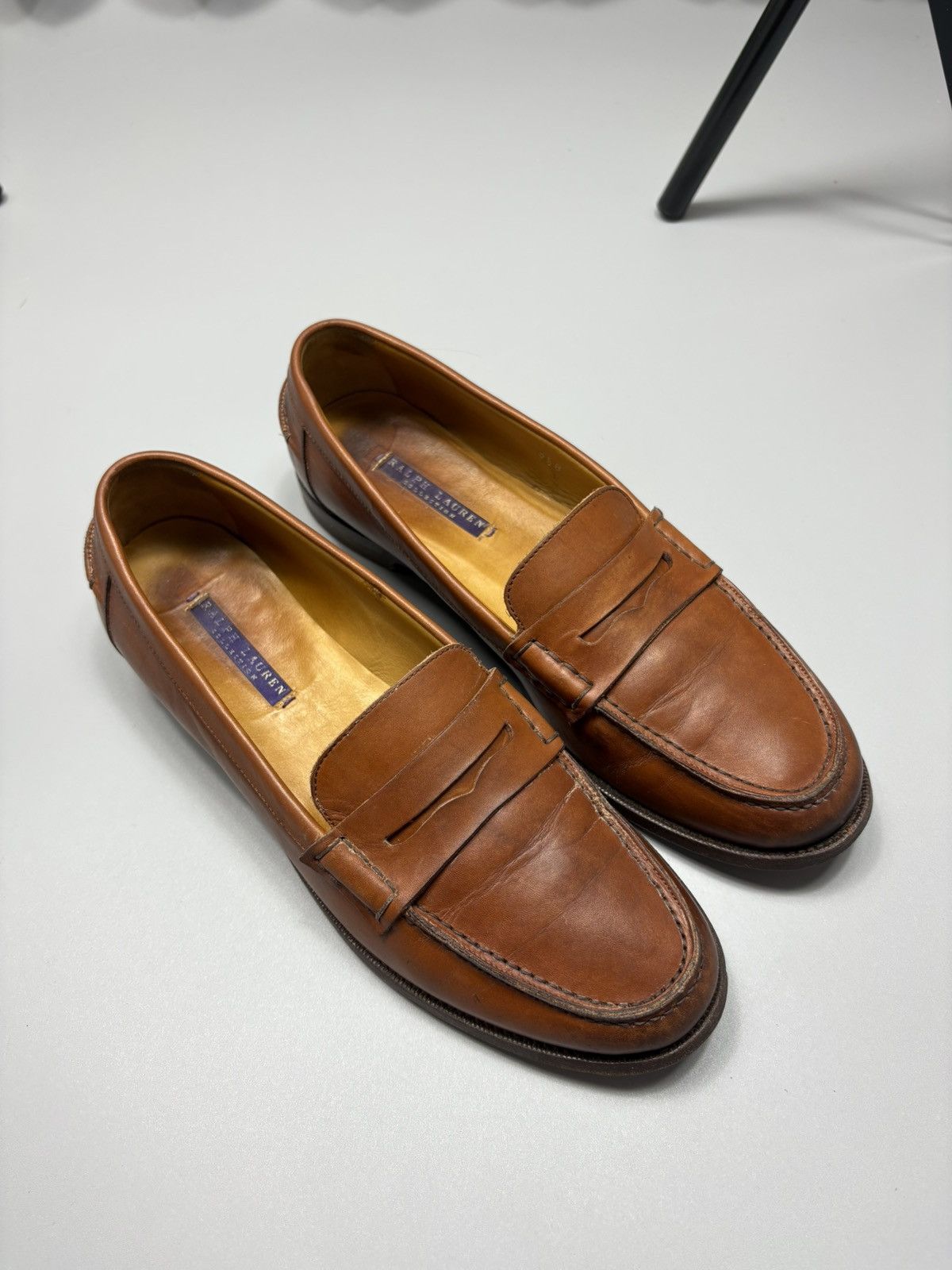 Ralph Lauren Leather Loafers Ralph Lauren Collection Purple Label women’s Size US 9.5 / IT 39.5 - 1 Thumbnail