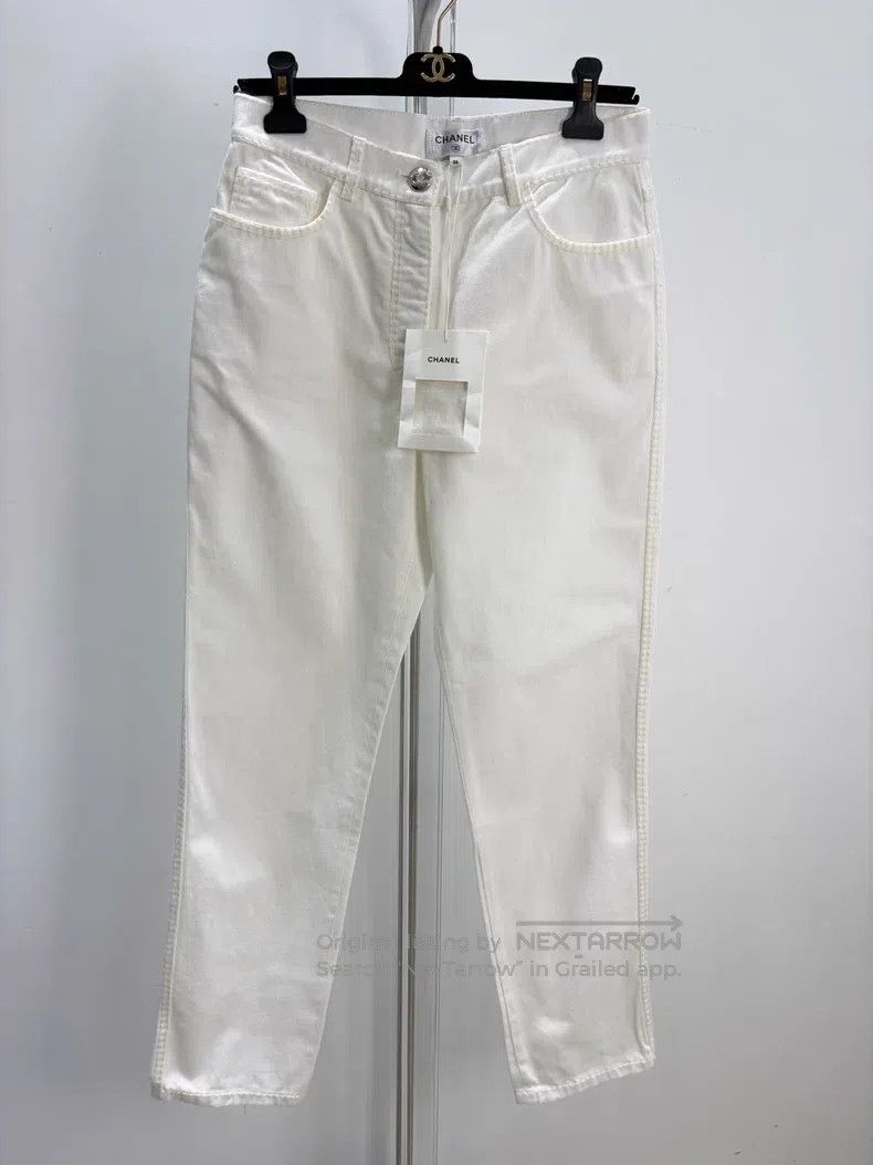 Chanel Chanel Ski Series White Double C Pocket Jeans Size 24" / US 00 / IT 34 - 1 Thumbnail