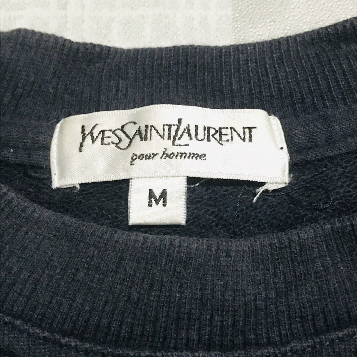 Yves Saint Laurent YSL Yves Saint Laurent Pour Homme Sweatshirt Size US M / EU 48-50 / 2 - 2 Thumbnail