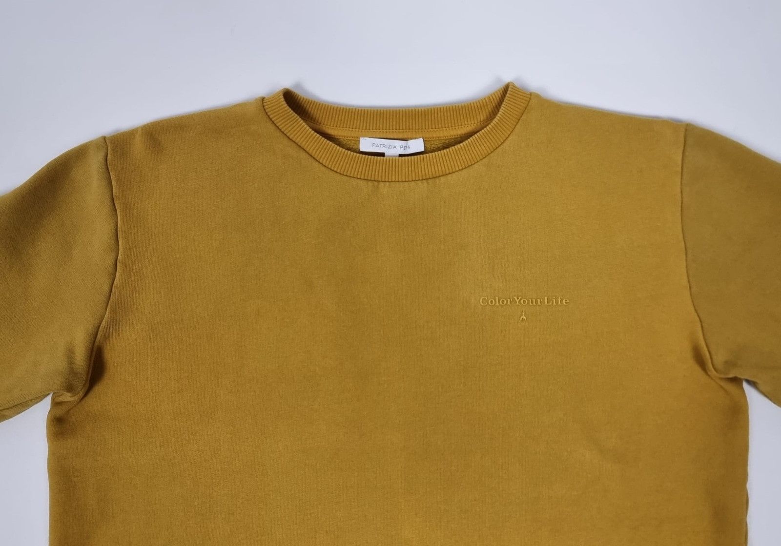 Patrizia Pepe Patrizia Pepe organic cotton crewneck yellow S M Size S / US 4 / IT 40 - 10 Thumbnail