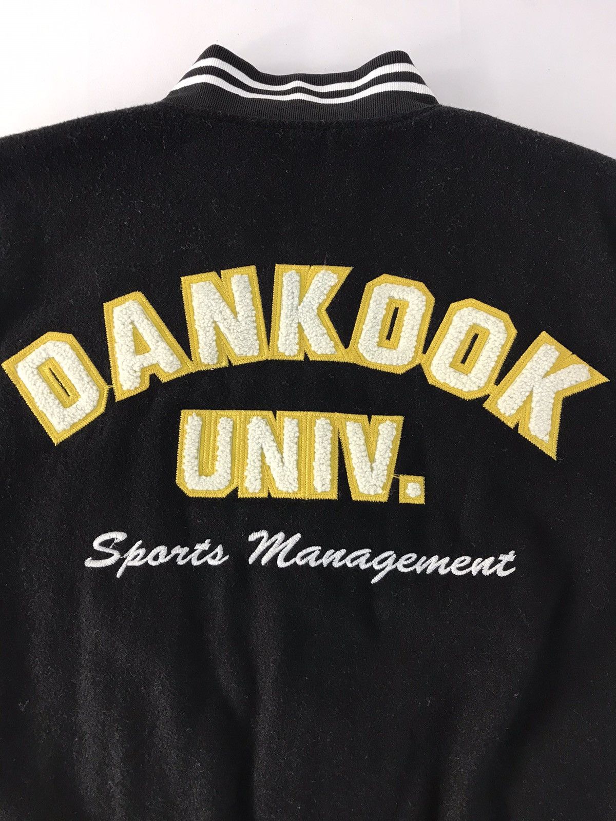 Japanese Brand Vtg Dankook University Varsity Jacket Leather Snap Button Size US L / EU 52-54 / 3 - 14 Thumbnail