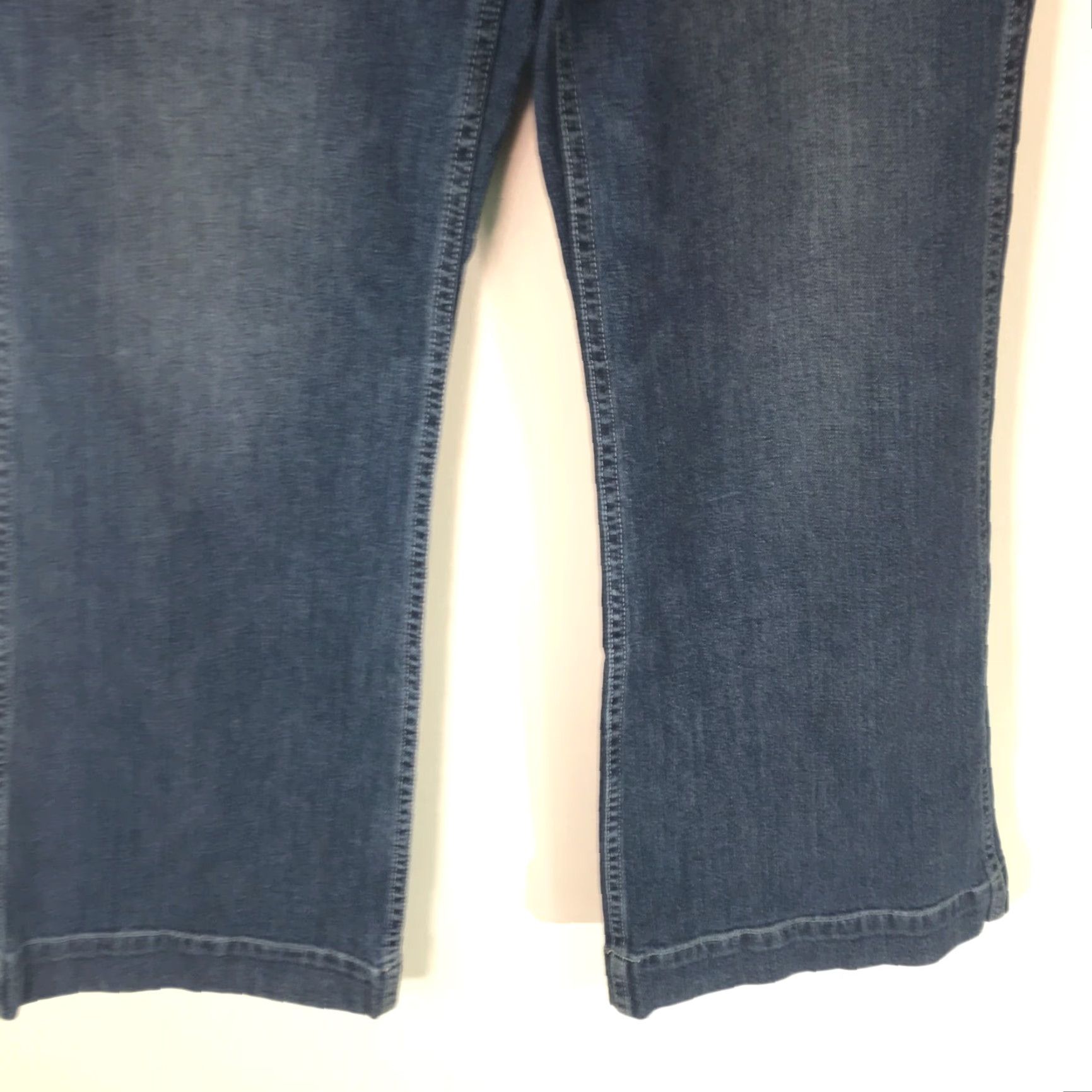 J.Crew J. Crew Women's Bootcut Stretch Denim Jeans 29 Mid Rise Regular Fit Blue 32x32 Size 29" - 4 Thumbnail