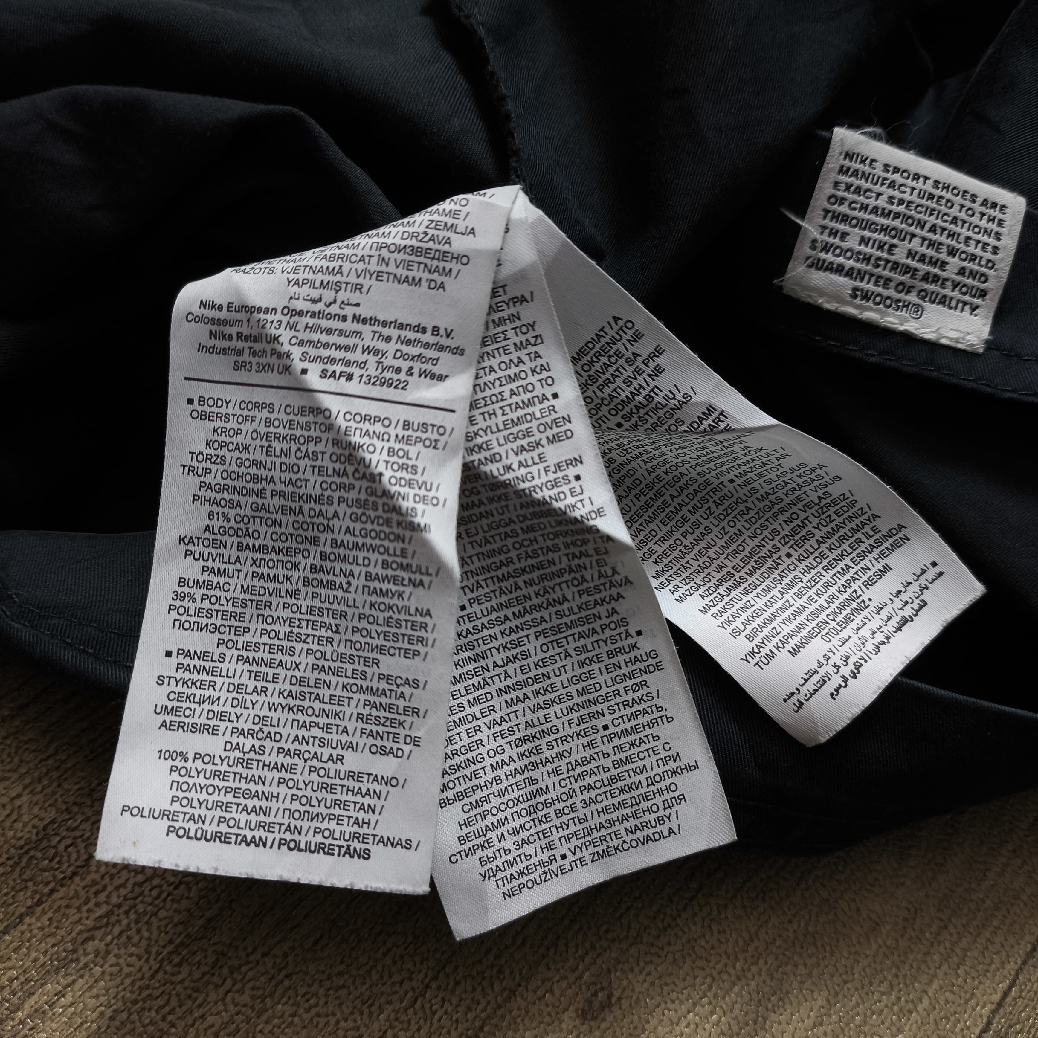 Fragment Design × Nike Nike Sportswear Unlined Anorak Waffle 2 Jacket Black Size US XL / EU 56 / 4 - 17 Thumbnail