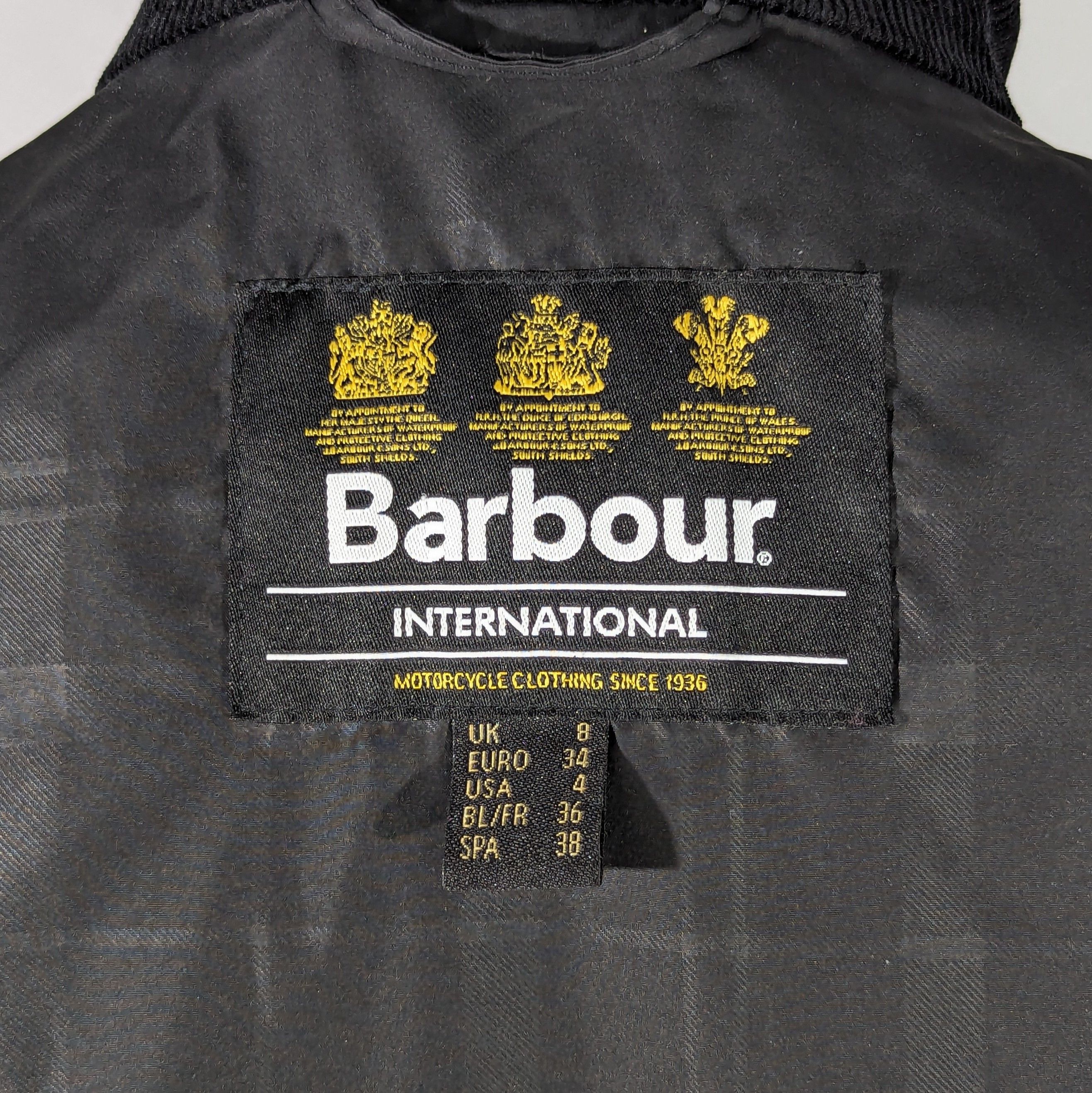 Barbour BARBOUR INTERNATIONAL LEADER WAX Jacket Motorcycle Clothing Size S / US 4 / IT 40 - 17 Thumbnail