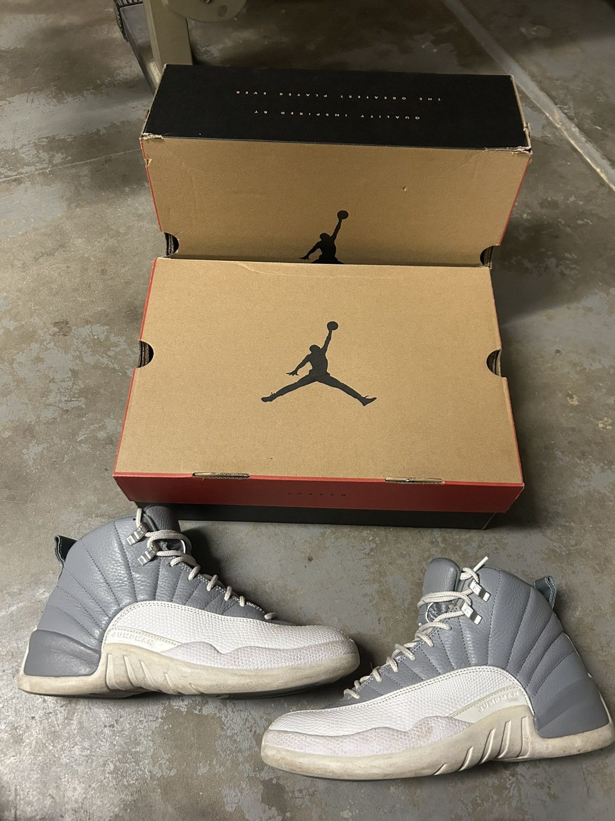 Jordan Brand × Nike × Vintage Air Jordan 12 Stealth Size US 9 / EU 42 - 3 Thumbnail