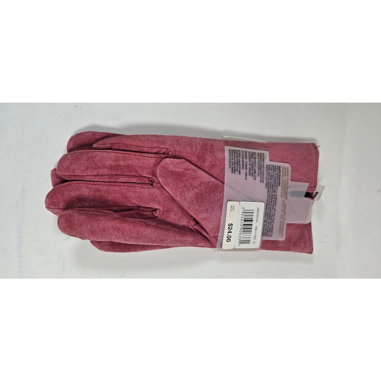 Other New Isotoner suede gloves, size XL Size ONE SIZE - 2 Thumbnail