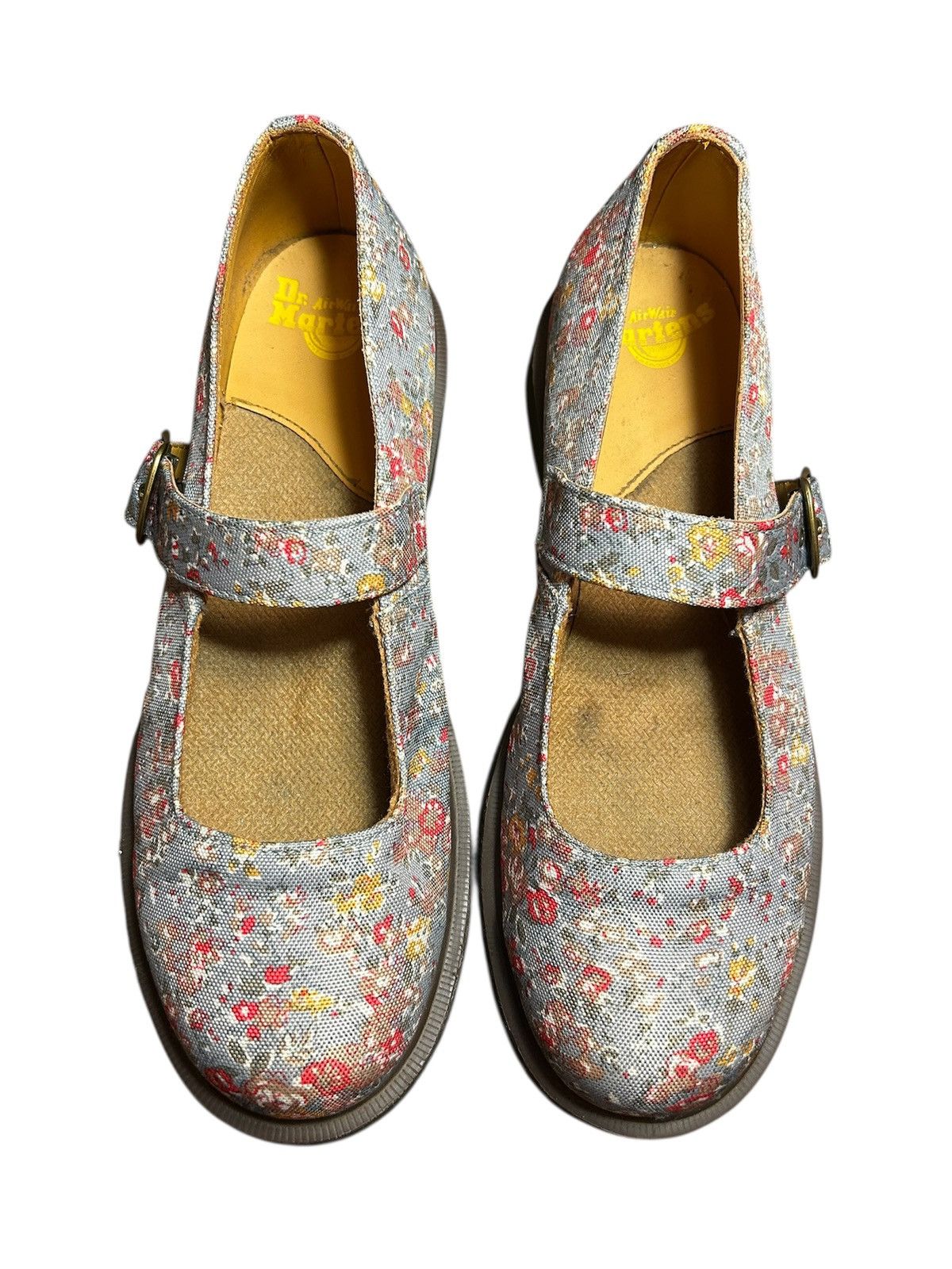 Dr. Martens Dr. Martens 💐🪻Light Blue Floral Canvas 🪻💐 Size US 10 / IT 40 - 2 Thumbnail