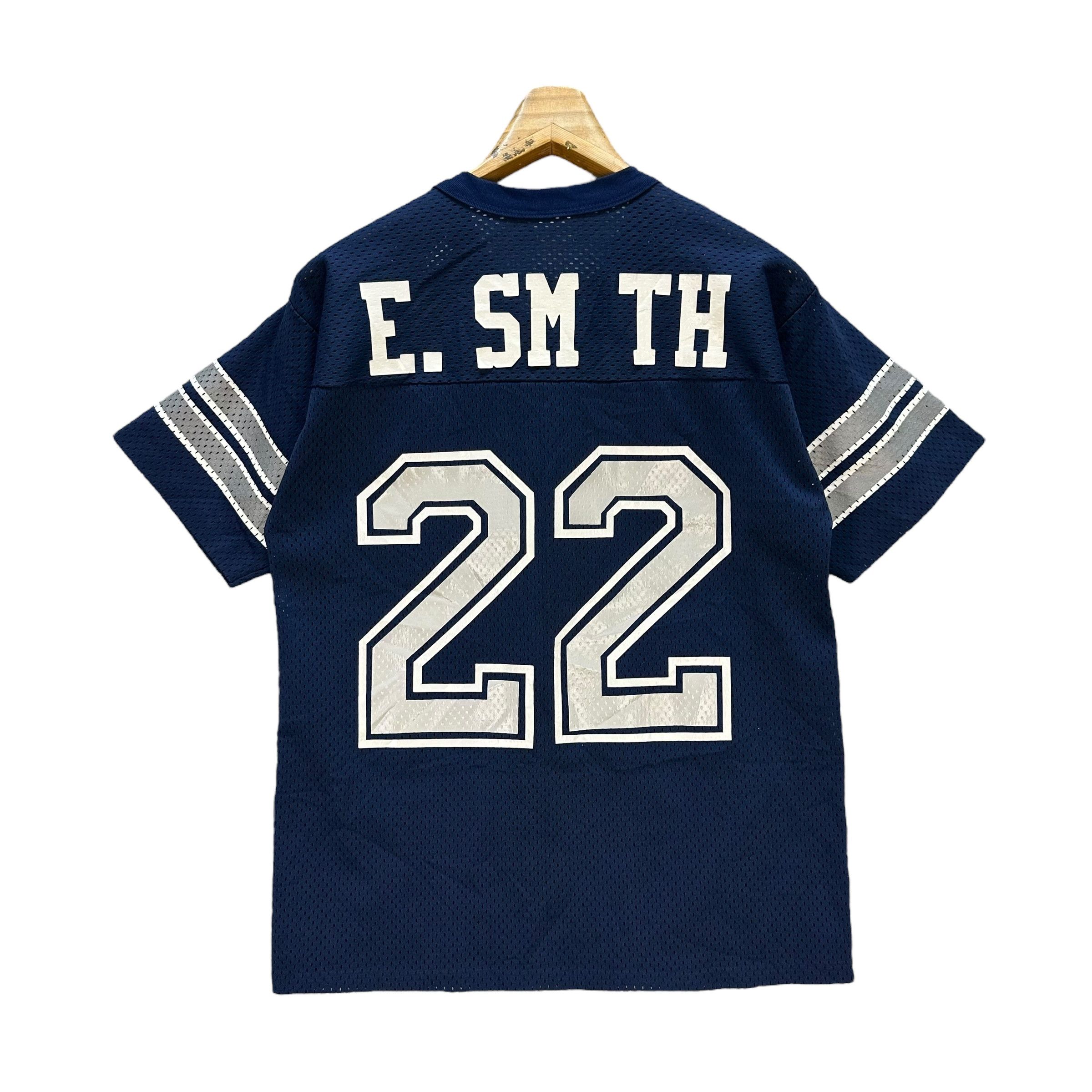 Logo 7 90s Emmitt Smith #22 Dallas Cowboys Football Jersey #9153-63 Size XL / US 12-14 / IT 48-50 - 10 Thumbnail