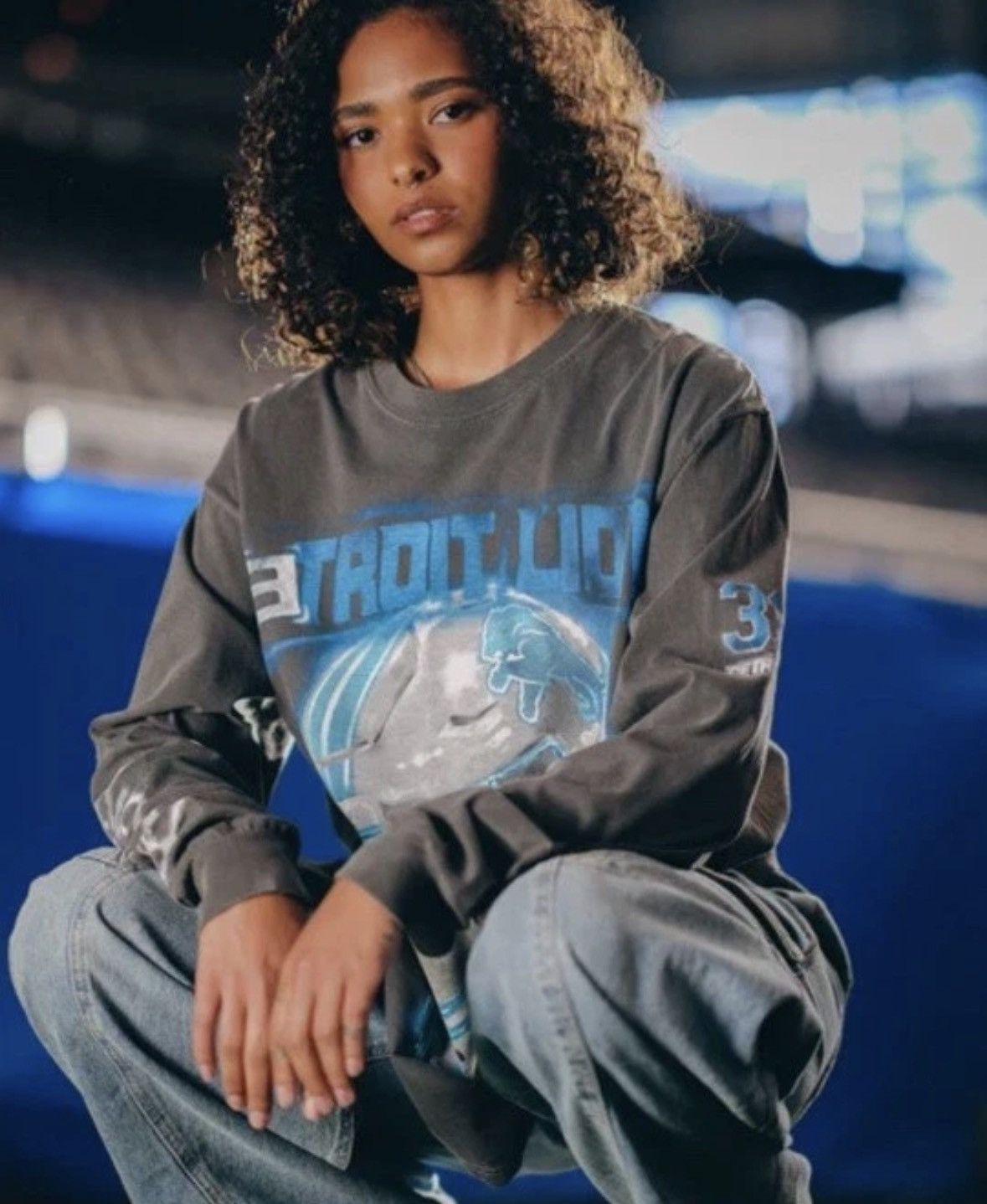 Eminem Eminem Detroit Lions Capsule All Grit 313 Long Sleeve Shirt Size US M / EU 48-50 / 2 - 5 Thumbnail