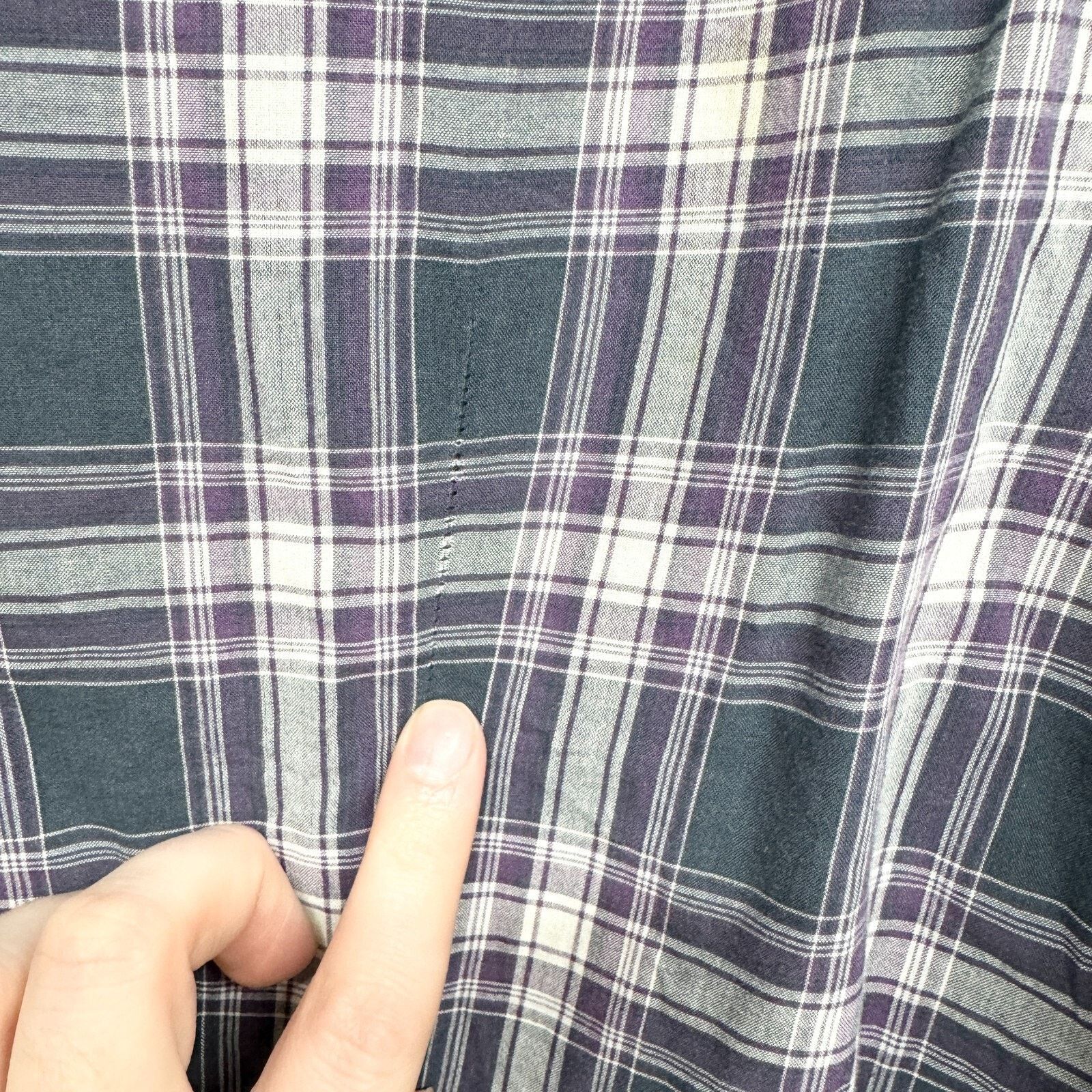 John Varvatos John Varvatos Medium Blue Plaid Button Up Long Sleeve USA Size US M / EU 48-50 / 2 - 6 Thumbnail