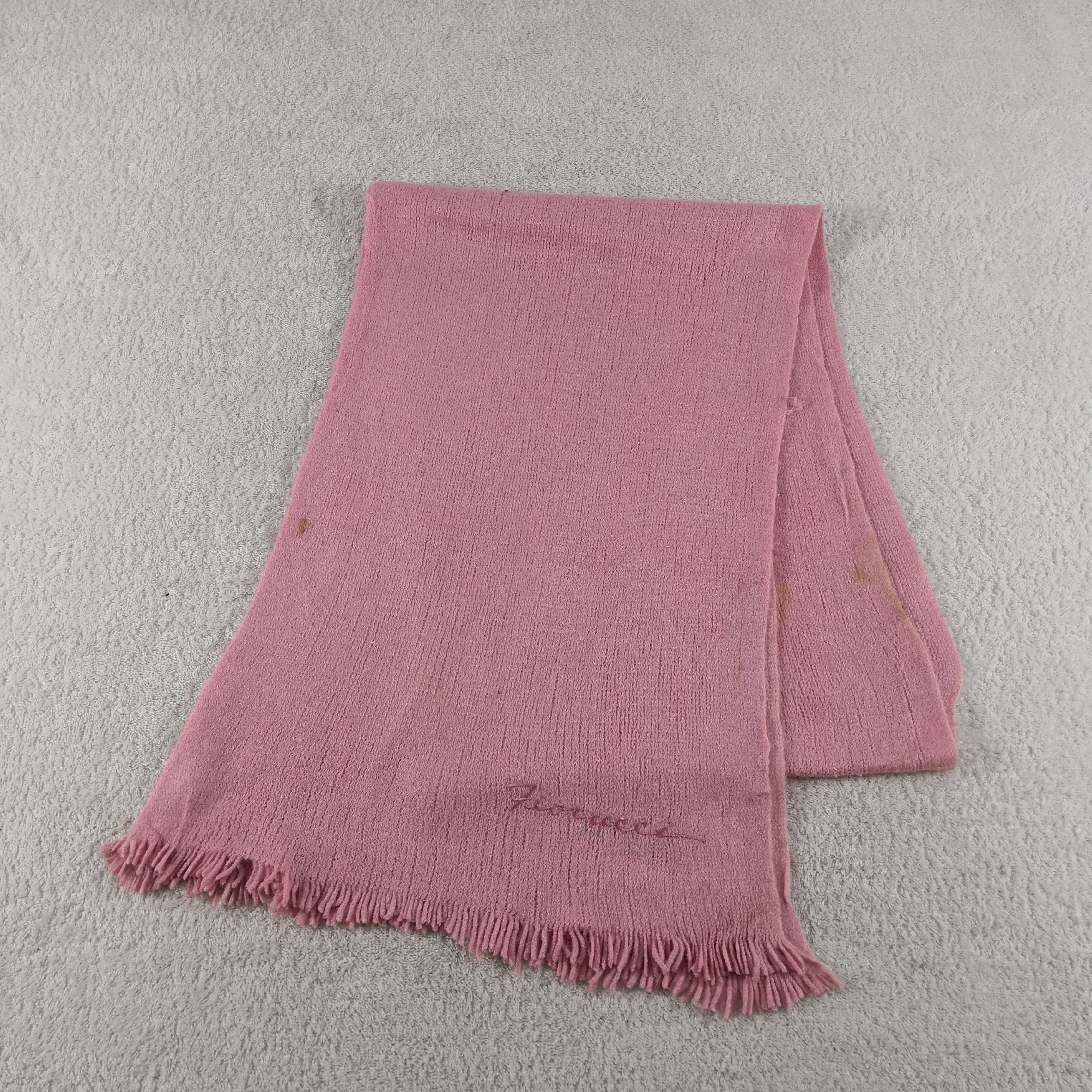 Fiorucci Vintage Fiorucci Scarf Muffler Wool Cashmere Scarves Size ONE SIZE - 3 Thumbnail