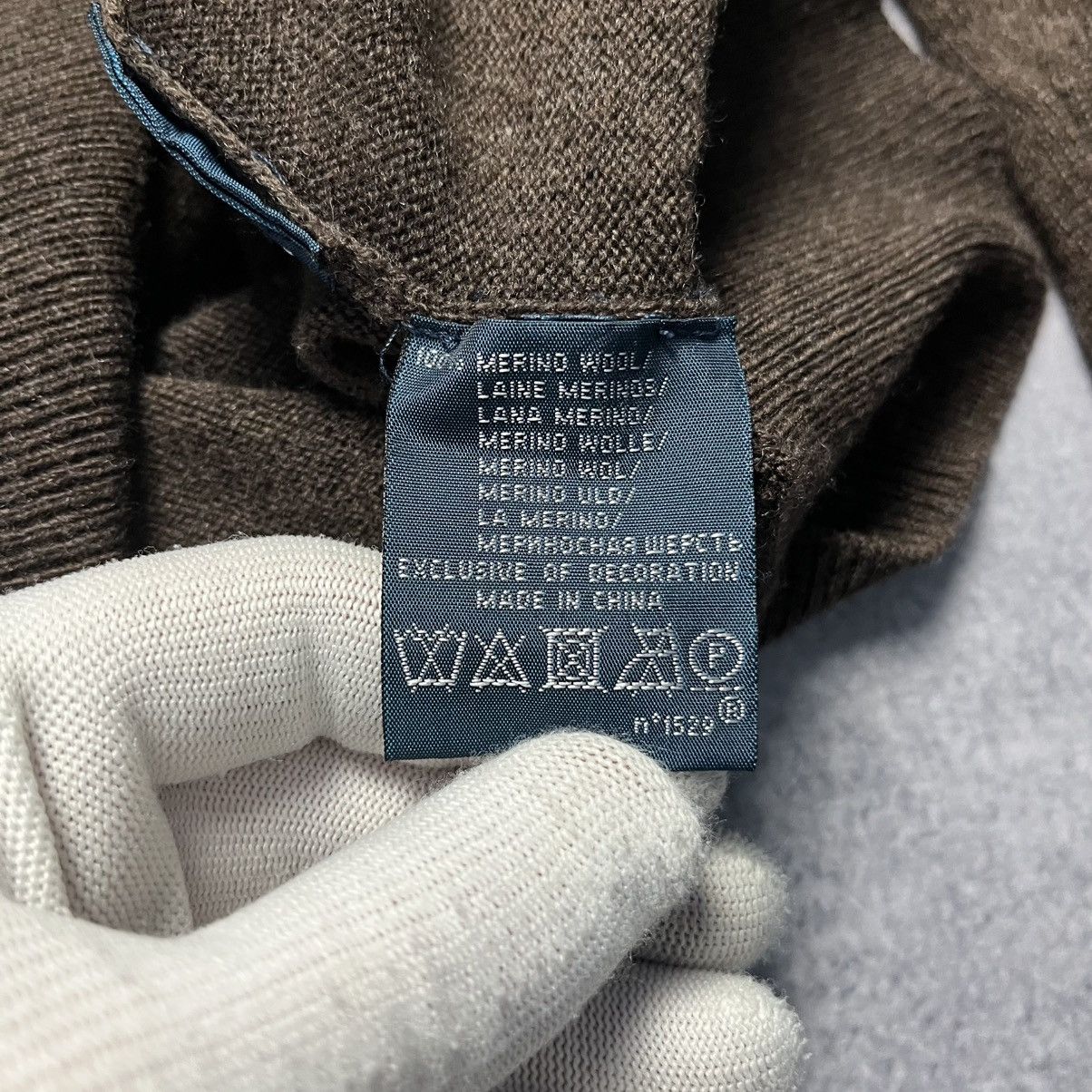 Polo Ralph Lauren Vintage Polo Ralph Lauren Brown Wool Sweater V-Neck Y2K Size US M / EU 48-50 / 2 - 8 Thumbnail